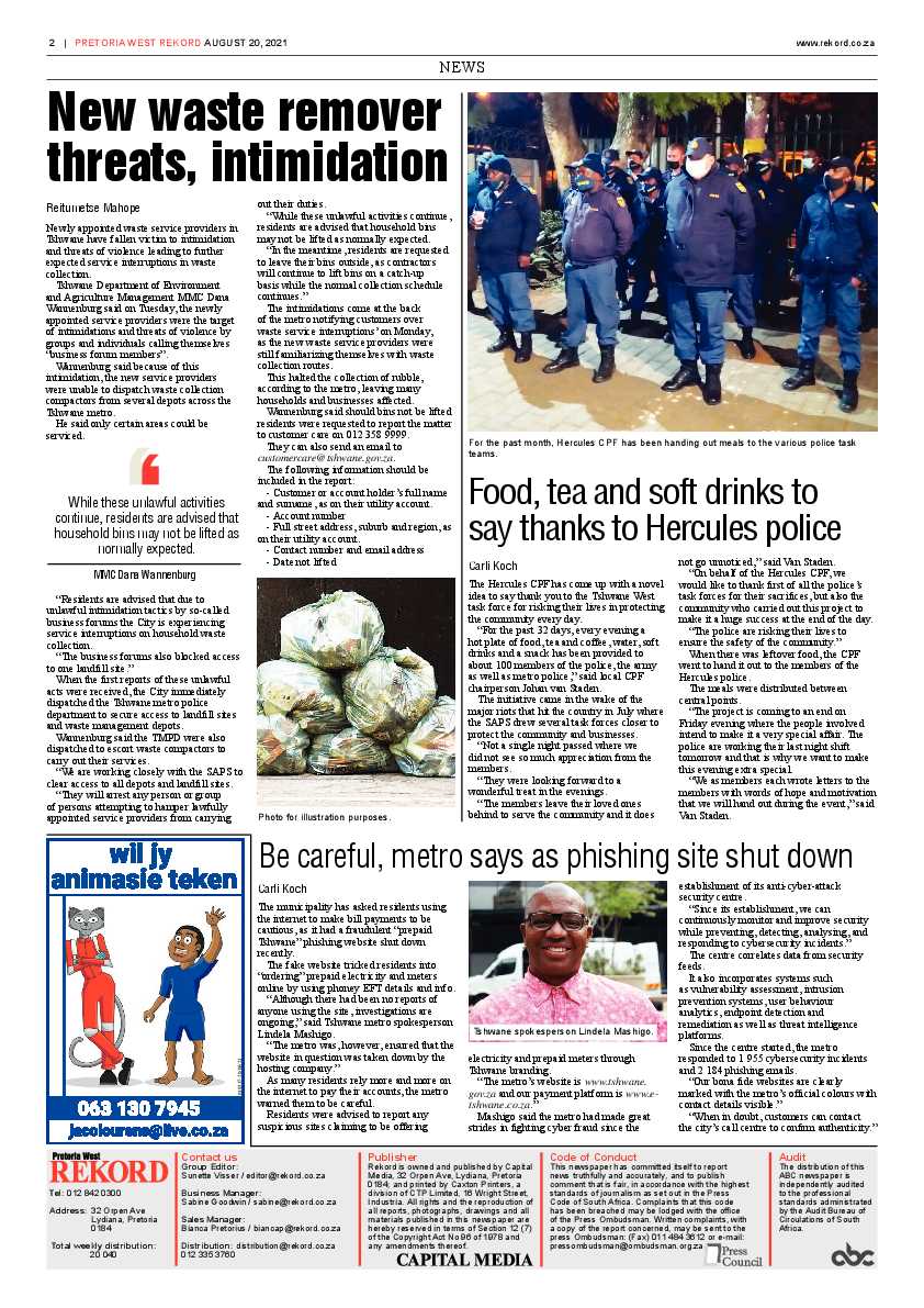 Rekord East 27 August 2021 page 22