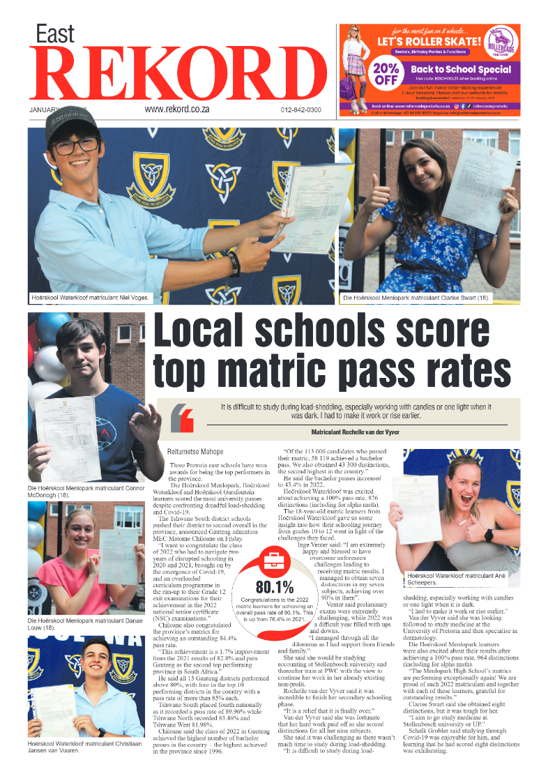 Rekord East 27 January 2023 page 1