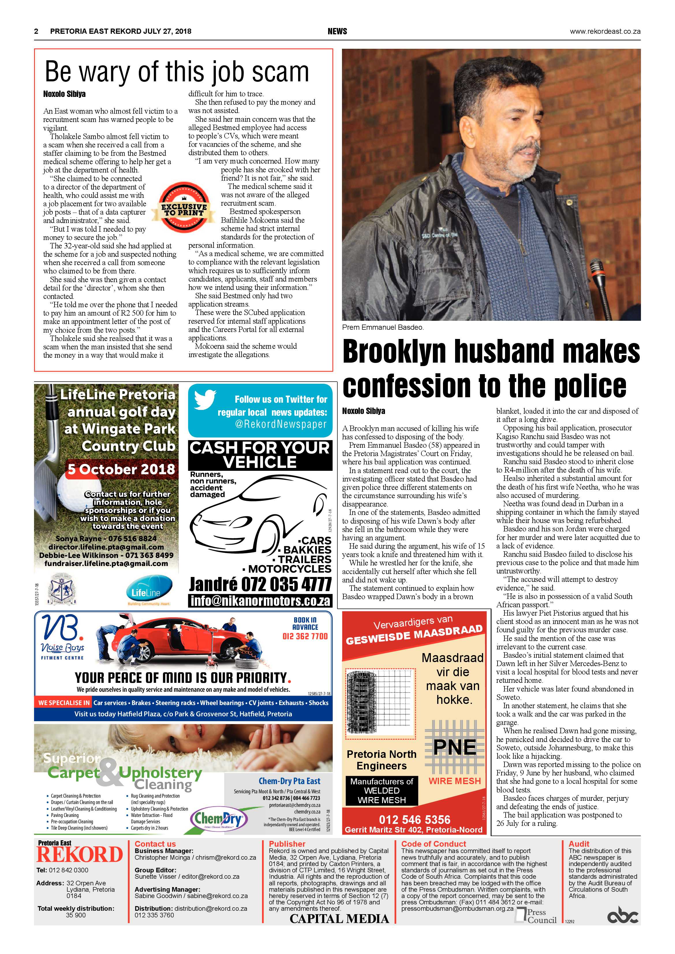 Rekord East 27 July 2018 page 2