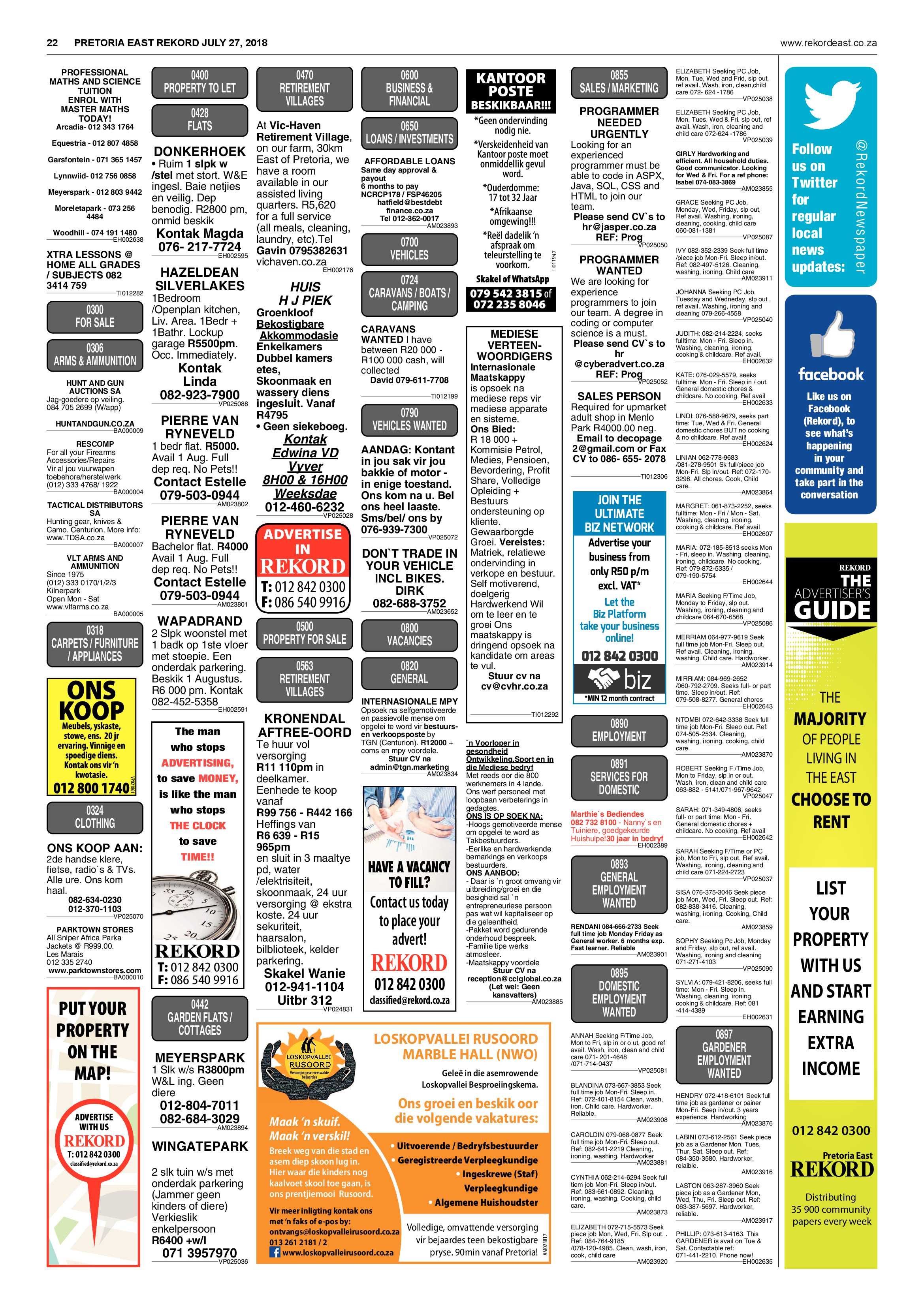 Rekord East 27 July 2018 page 22