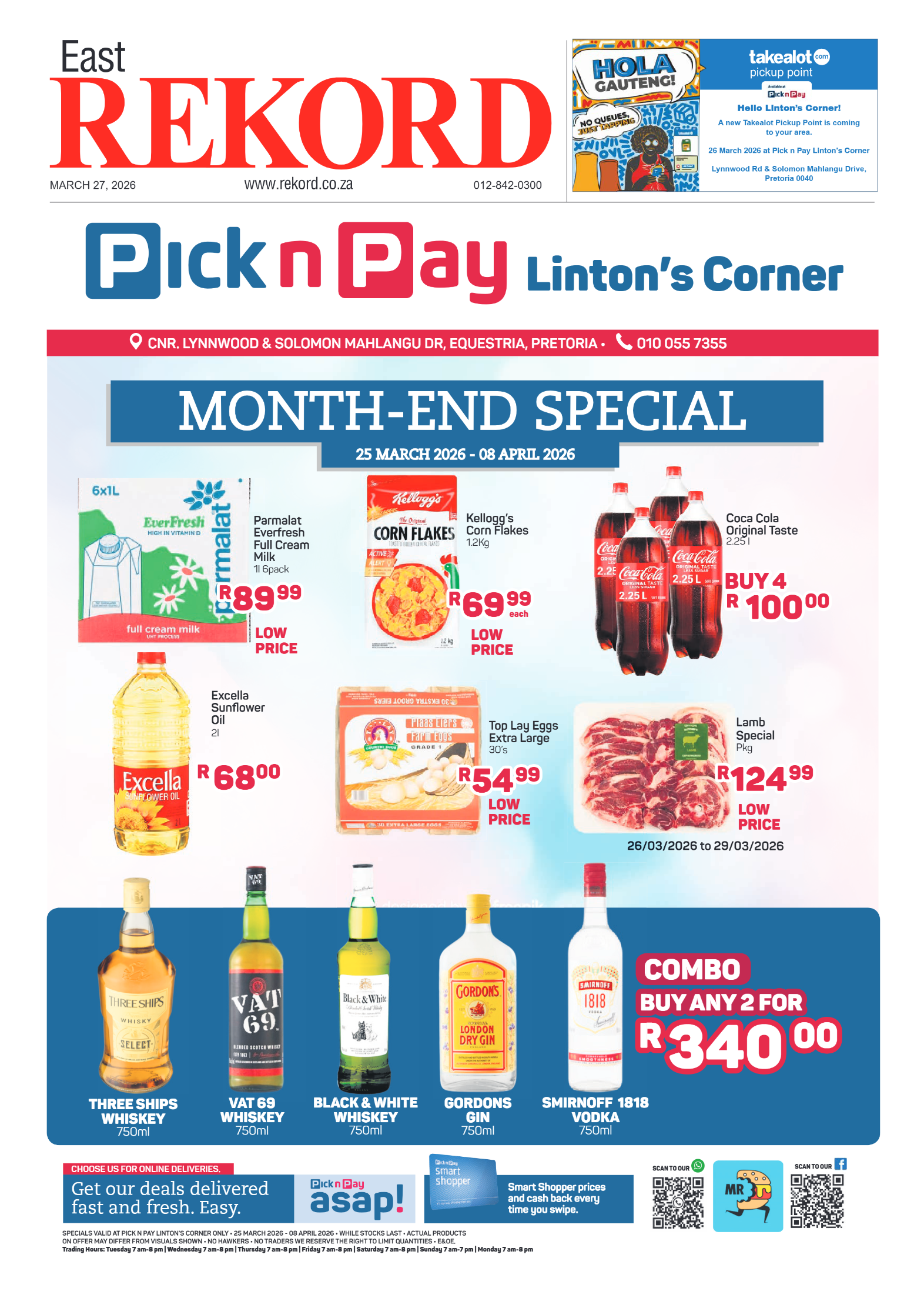 Rekord East 27 March 2026 page 1