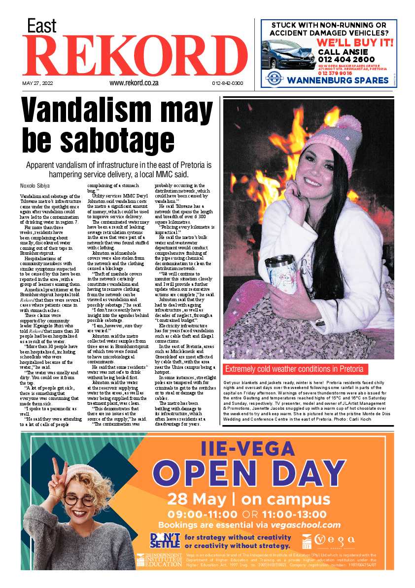 Rekord East 27 May 2022 page 1