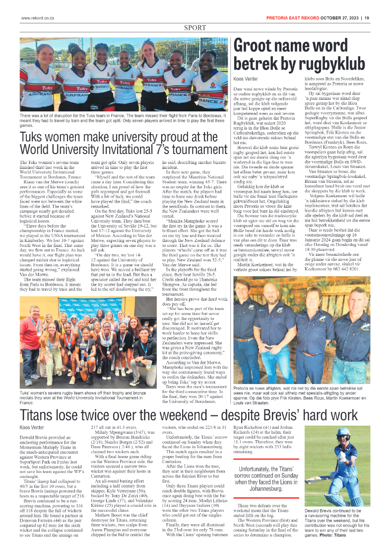 Rekord East 27 October 2023 page 18