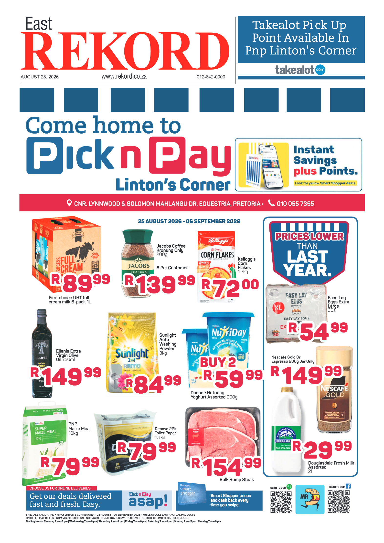 Rekord East 28 August 2026 page 1