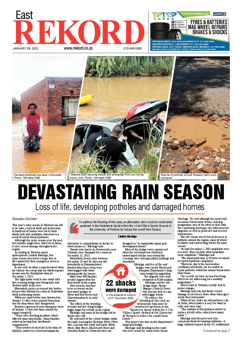 Rekord East 28 January 2022 page 1