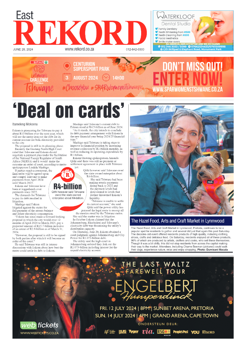 Rekord East 28 June 2024 page 1