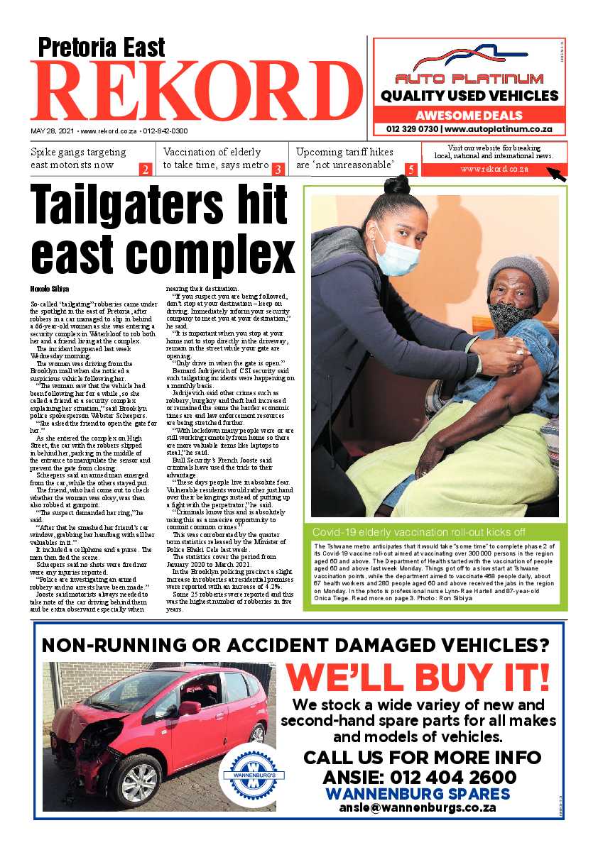 Rekord East 28 May 2021 page 1