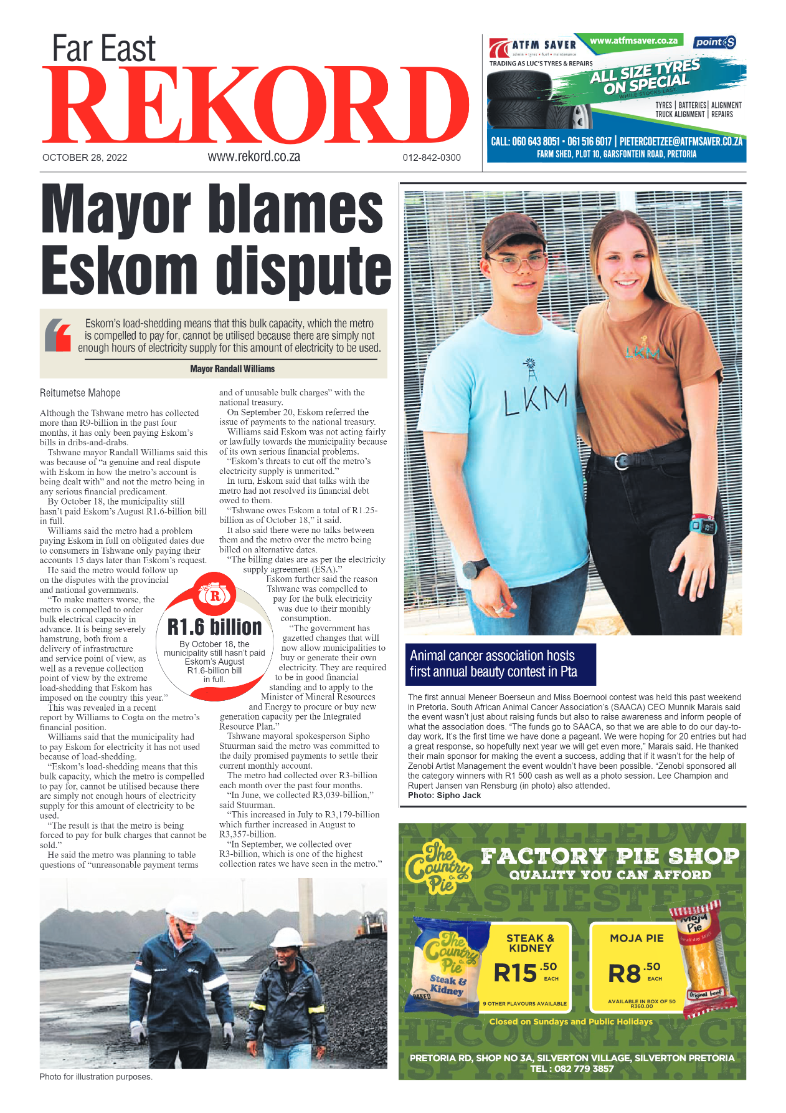 Rekord East 28 October 2022 page 1
