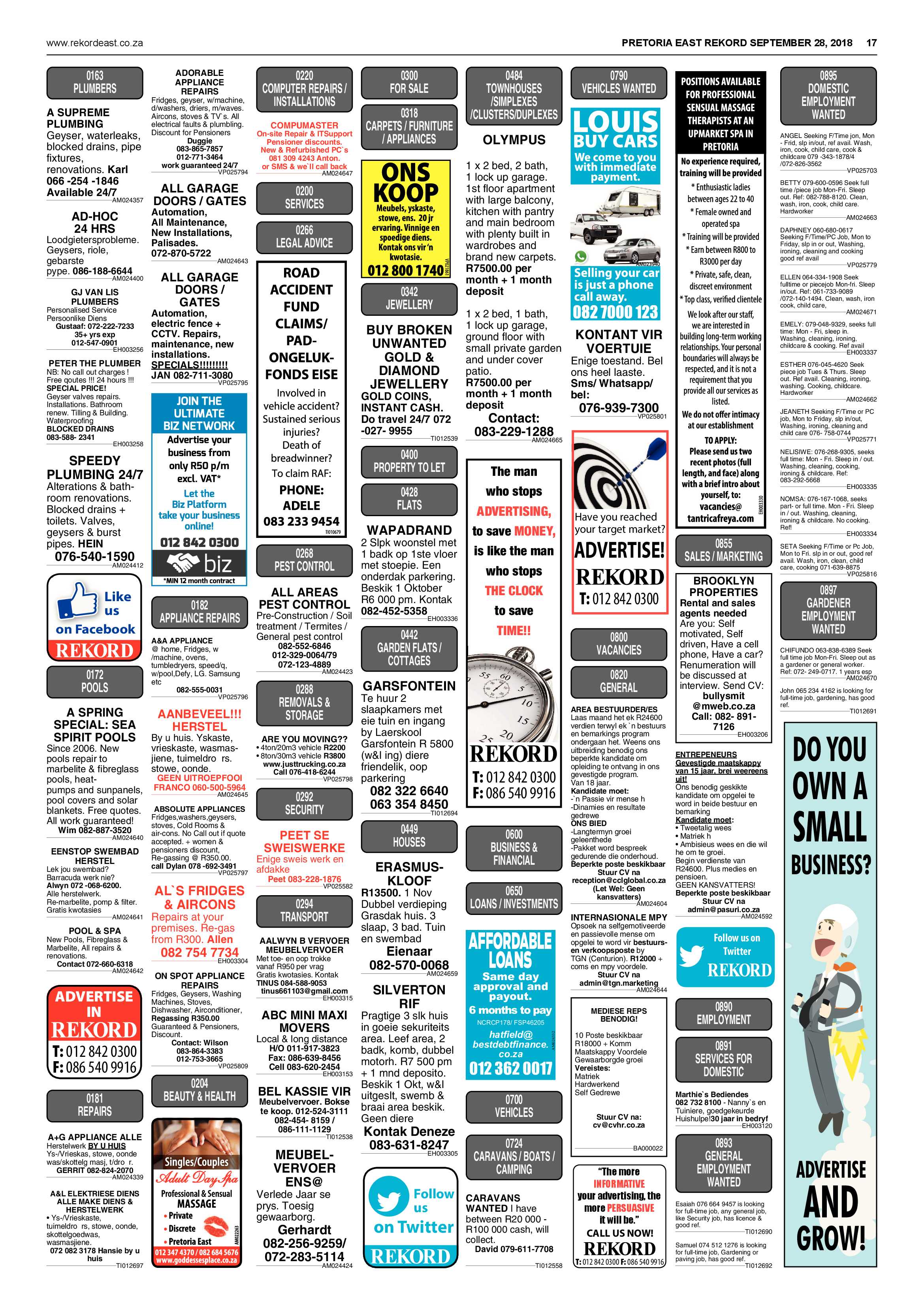 Rekord East 28 September 2018 page 17