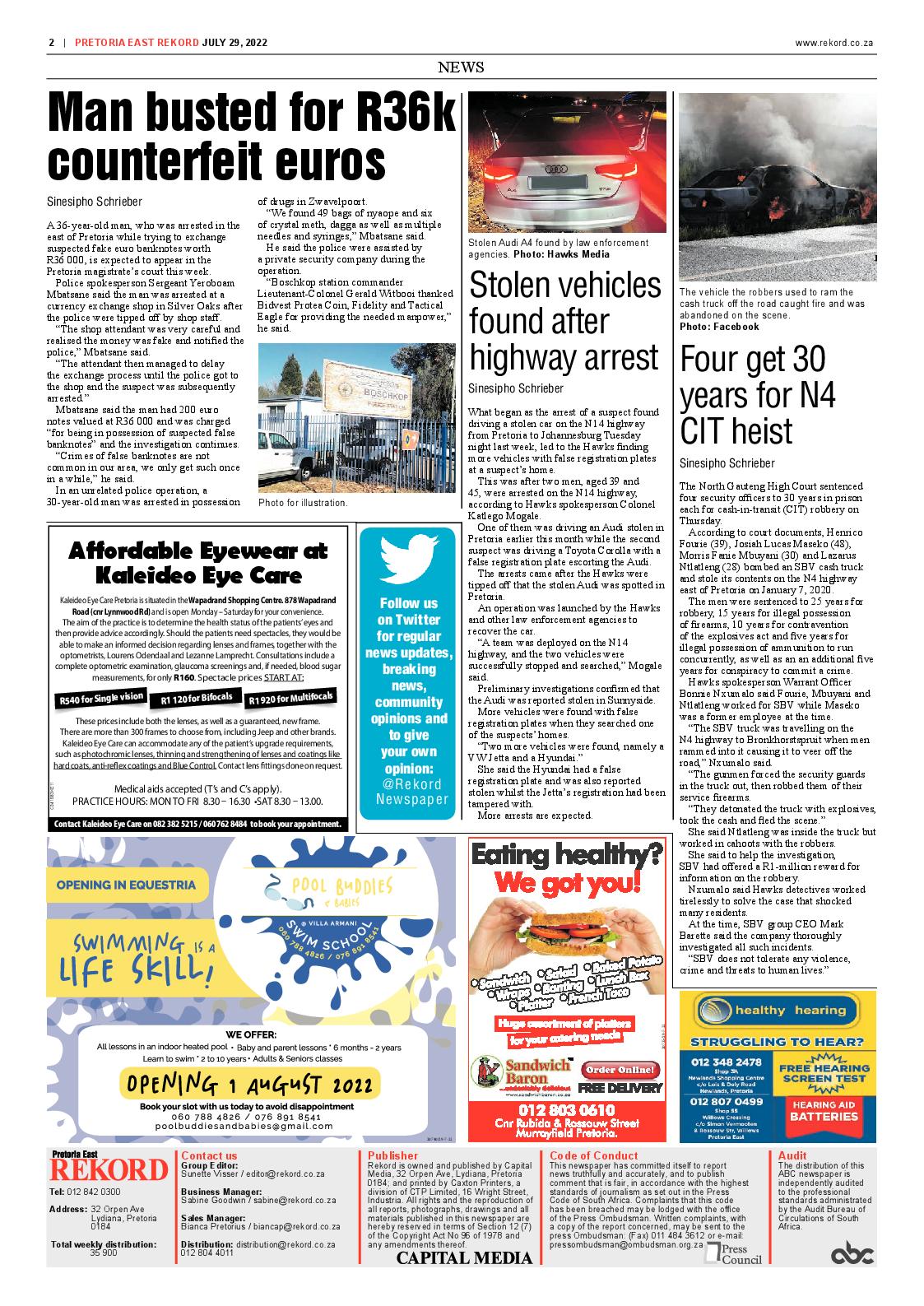 Rekord East 29 July 2022 page 2