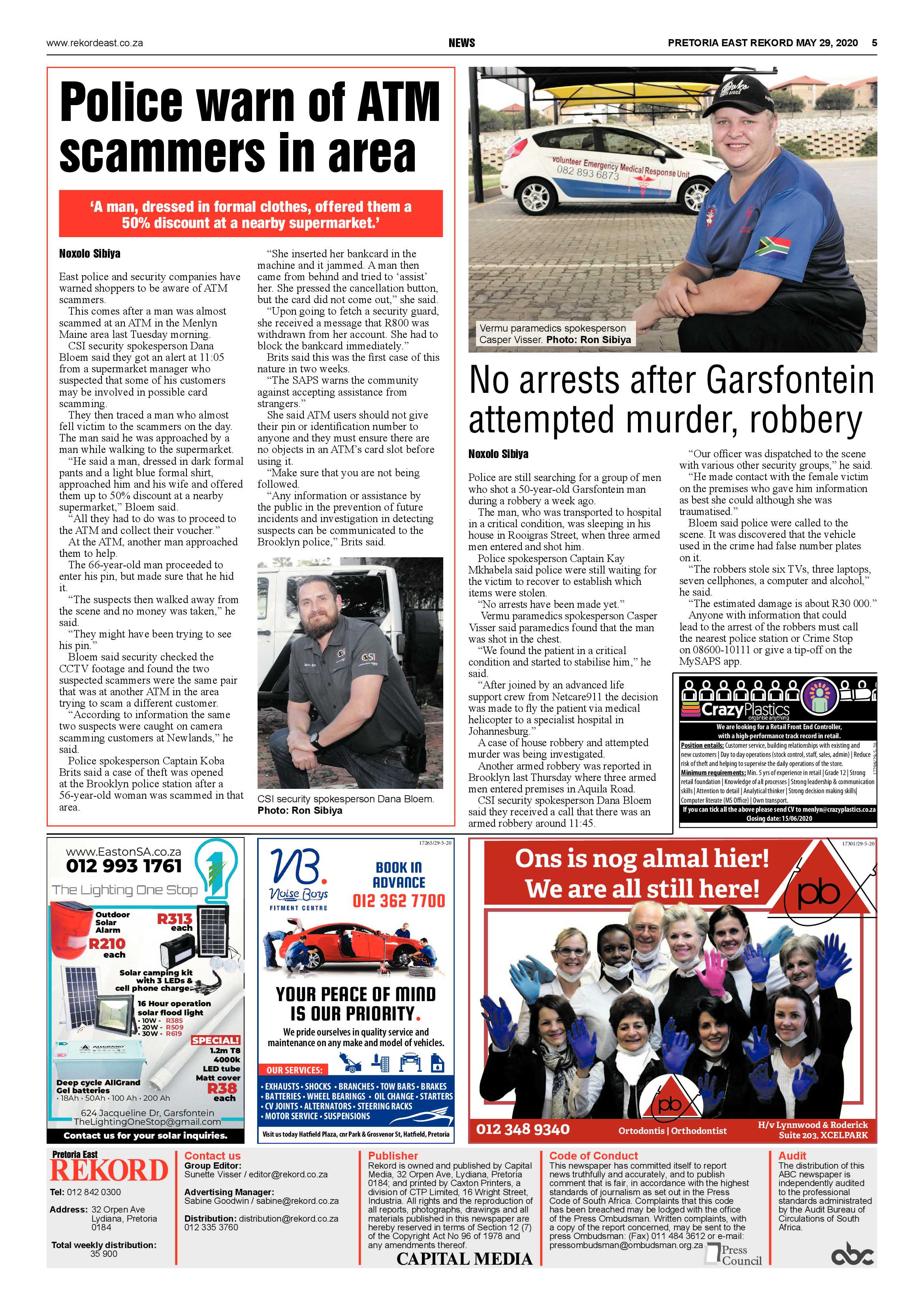 Rekord East 29 May 2020 page 5