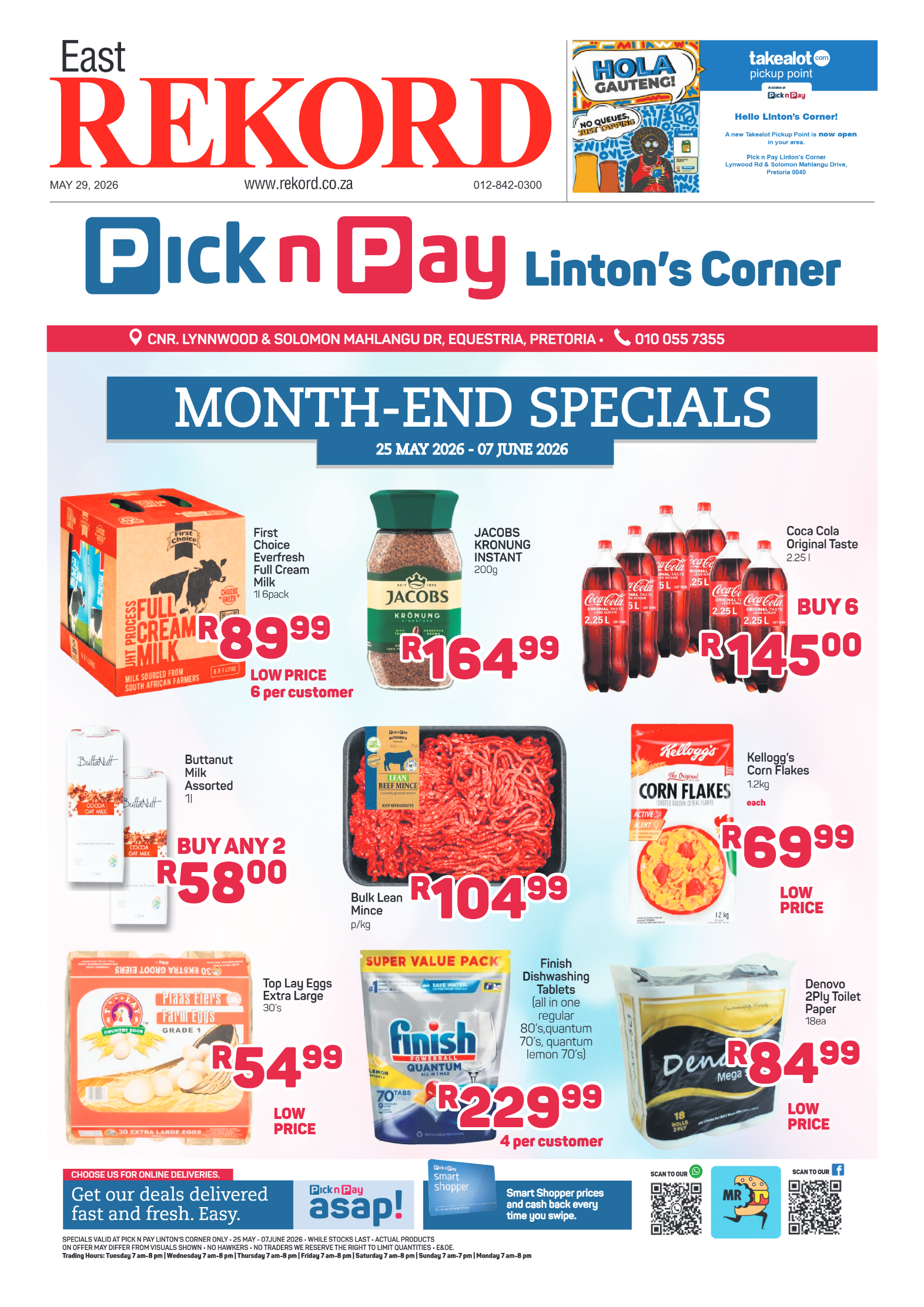 Rekord East 29 May 2026 page 1