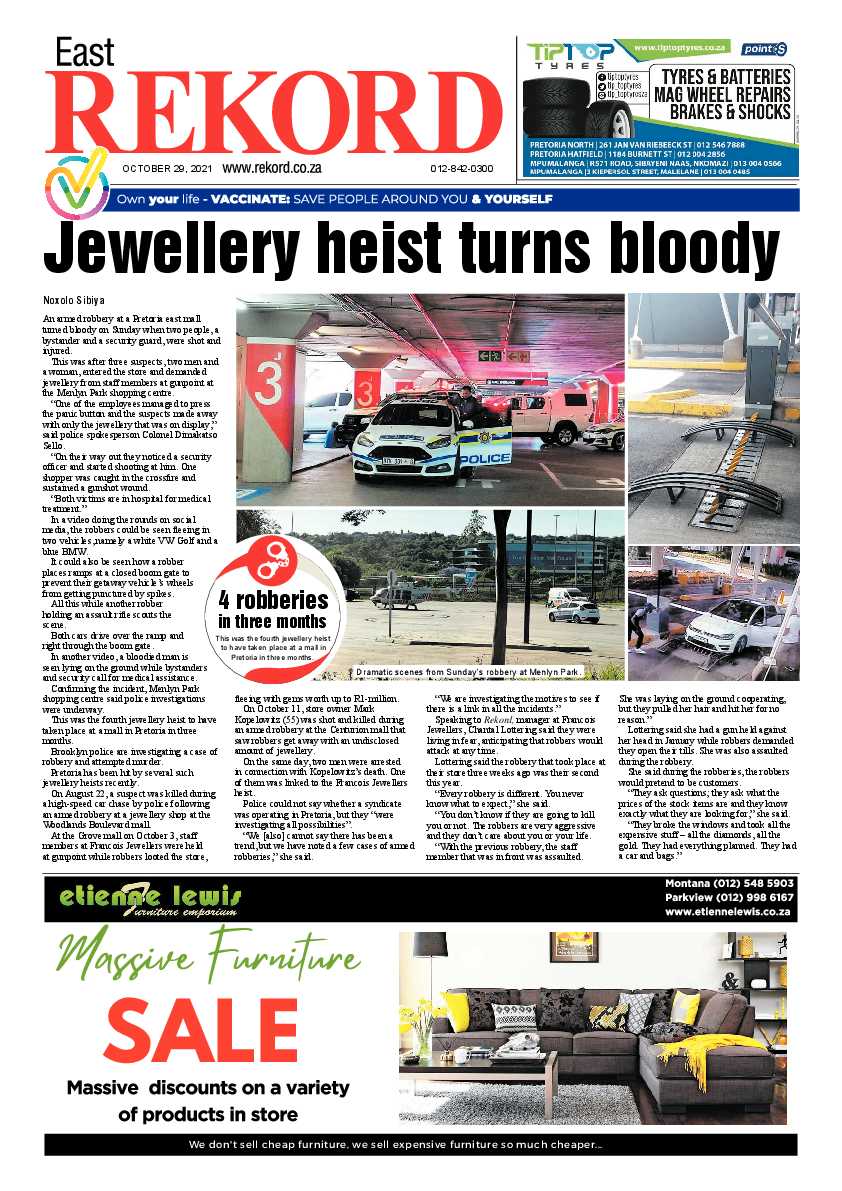 Rekord East 29 October 2021 page 1