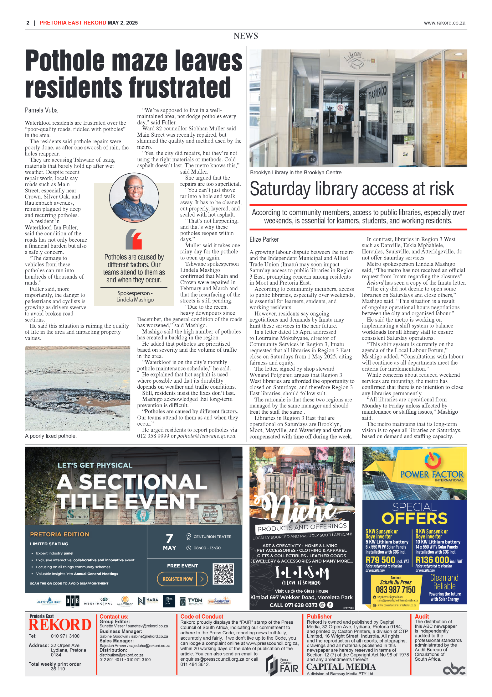 Rekord East 2 May 2025 page 2