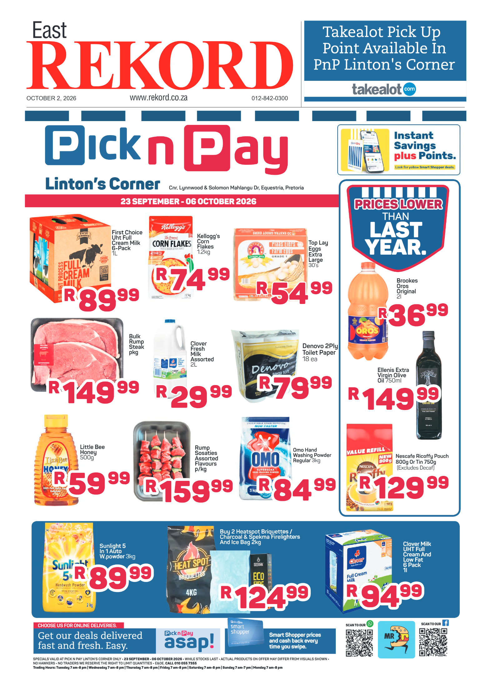 Rekord East 2 October 2026 page 1