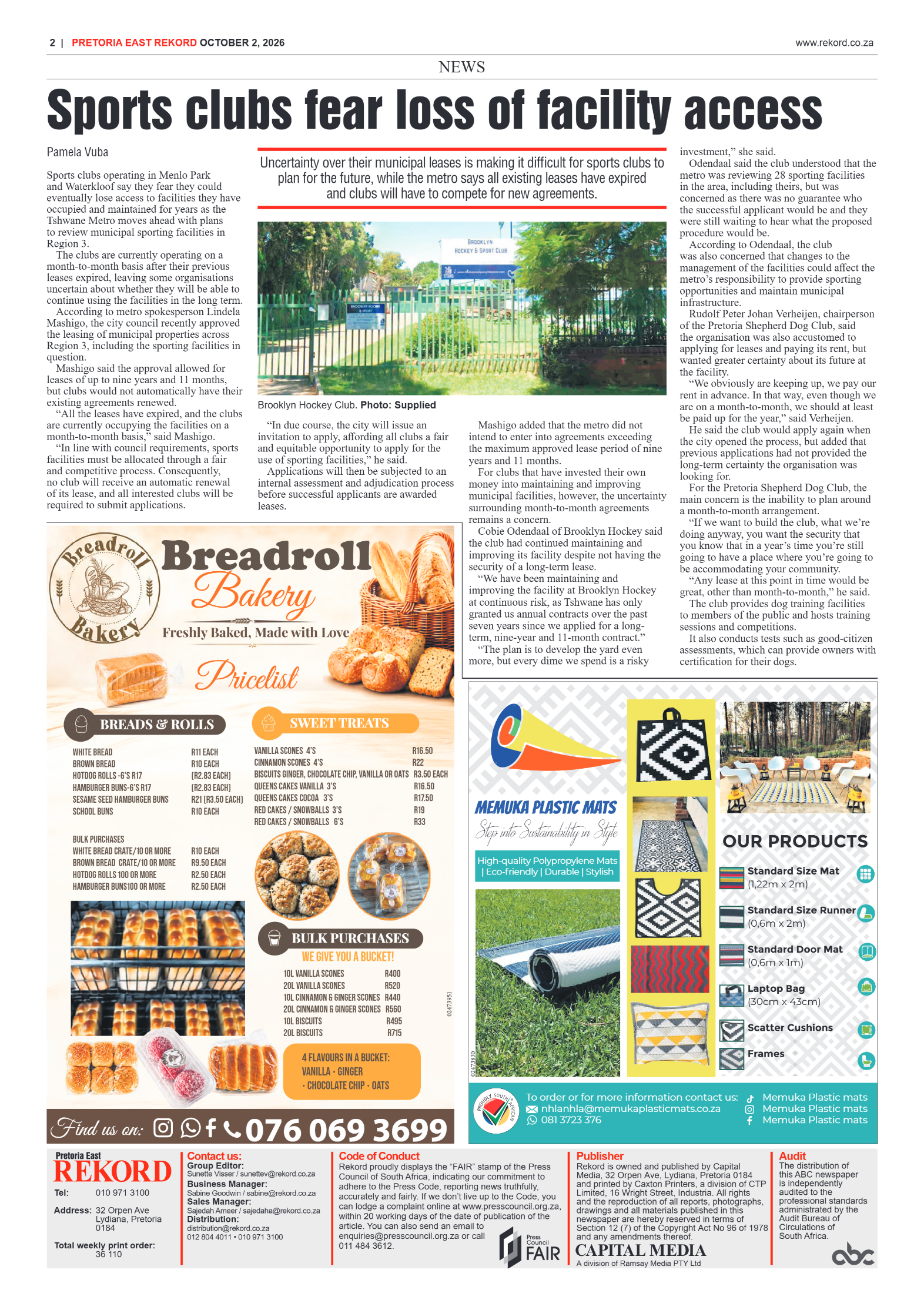 Rekord East 2 October 2026 page 4