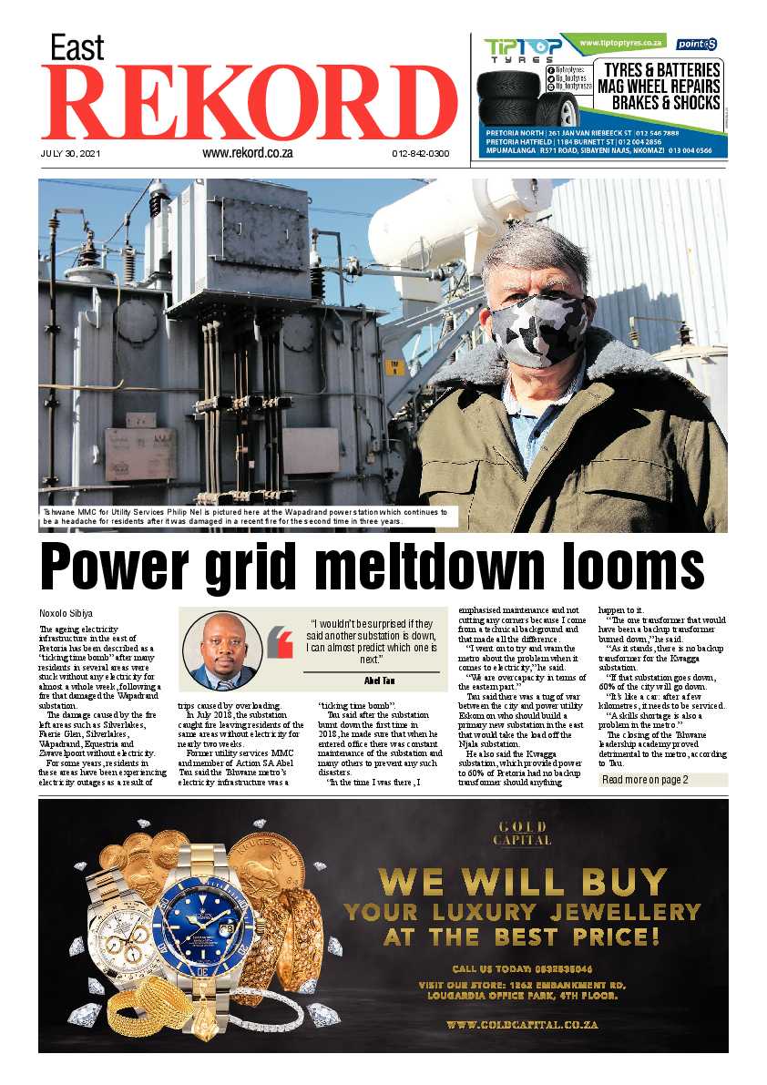 Rekord East 30 July 2021 page 1