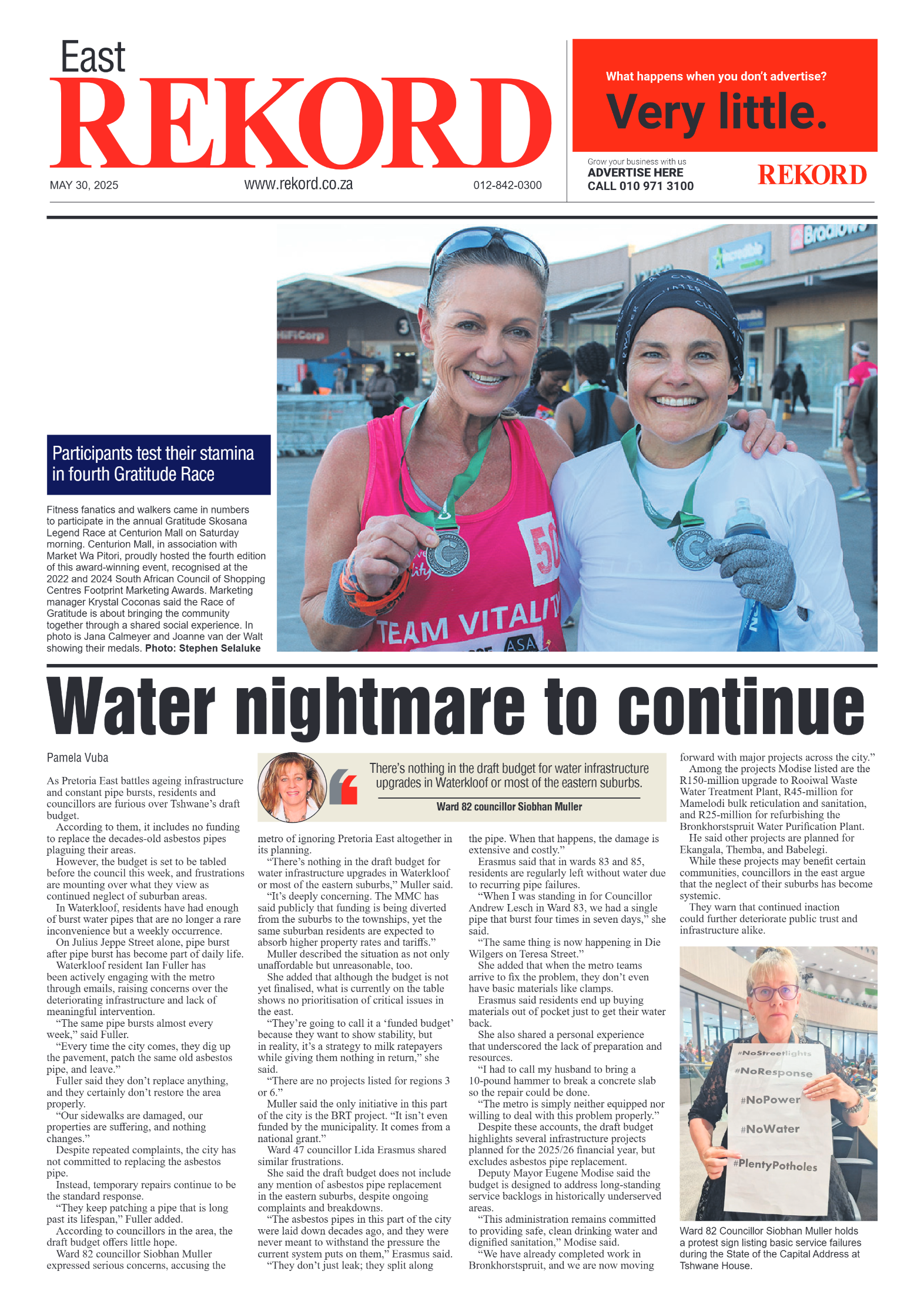 Rekord East 30 May 2025 page 1