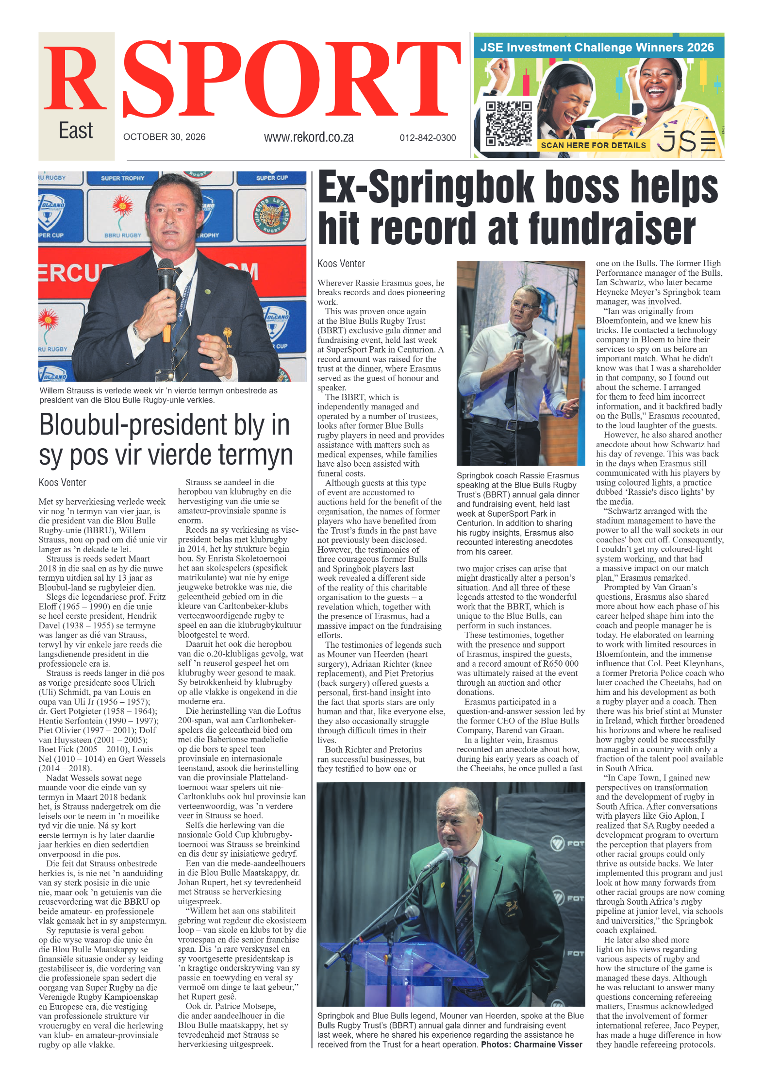 Rekord East – 30 October 2026 page 10
