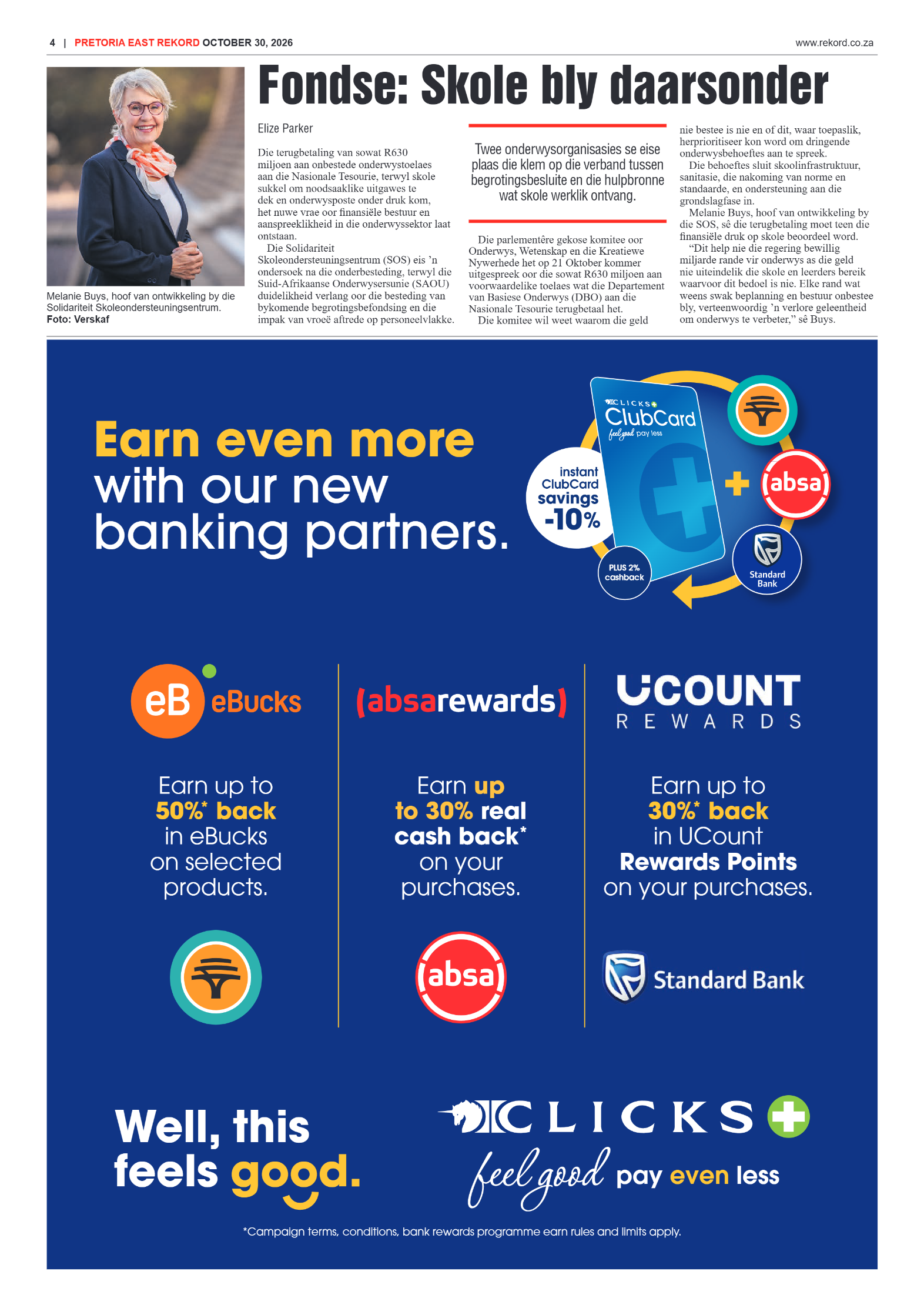 Rekord East – 30 October 2026 page 6