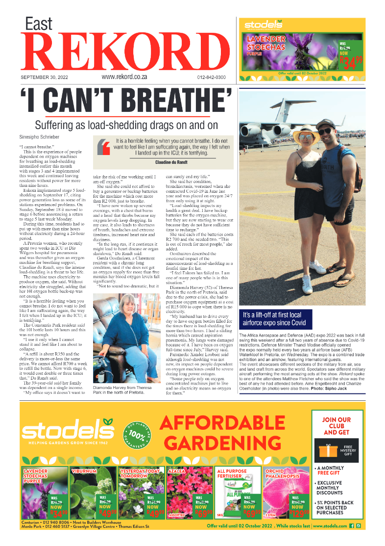 Rekord East 30 September 2022 page 1