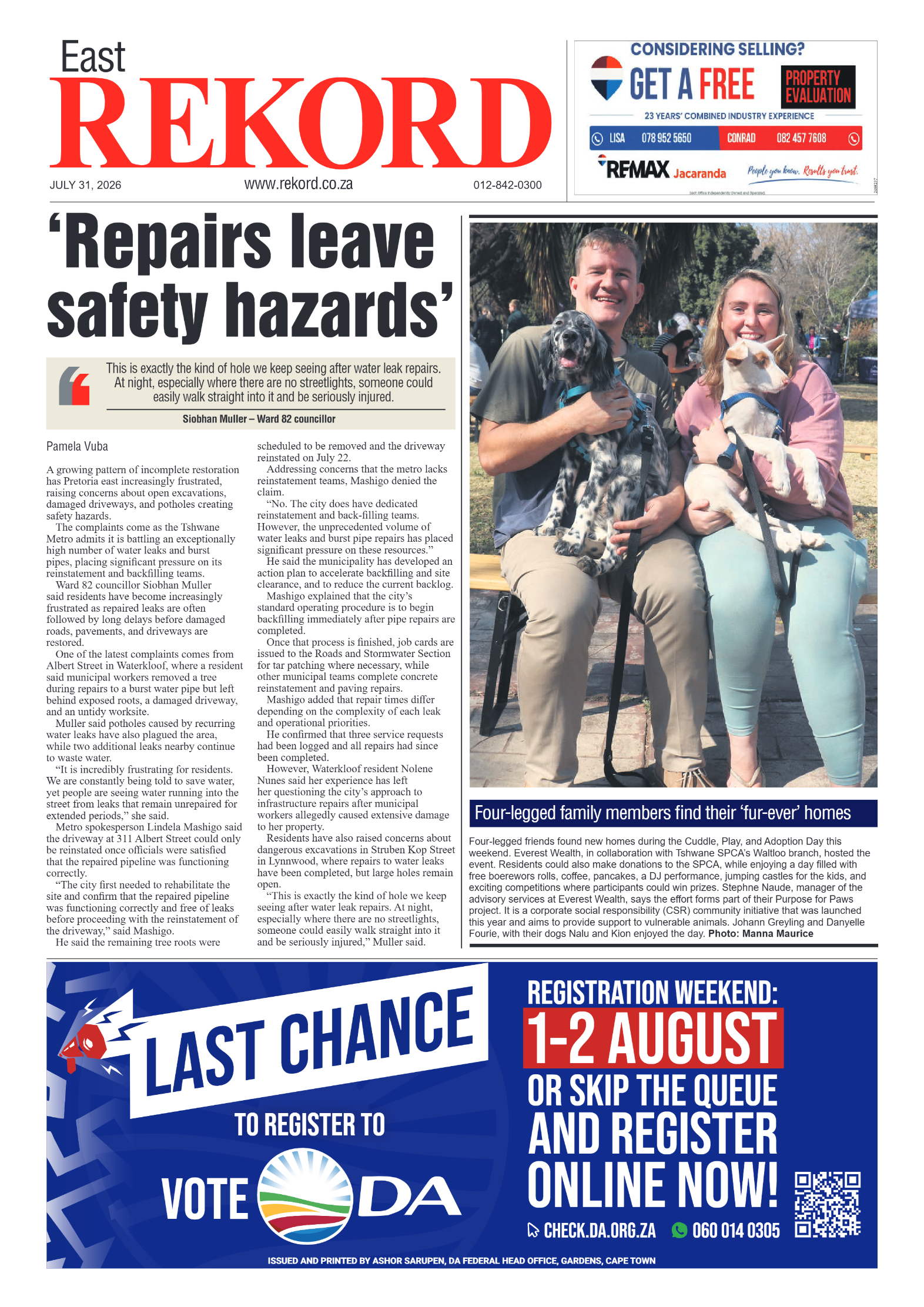 Rekord East 31 July 2026 page 3