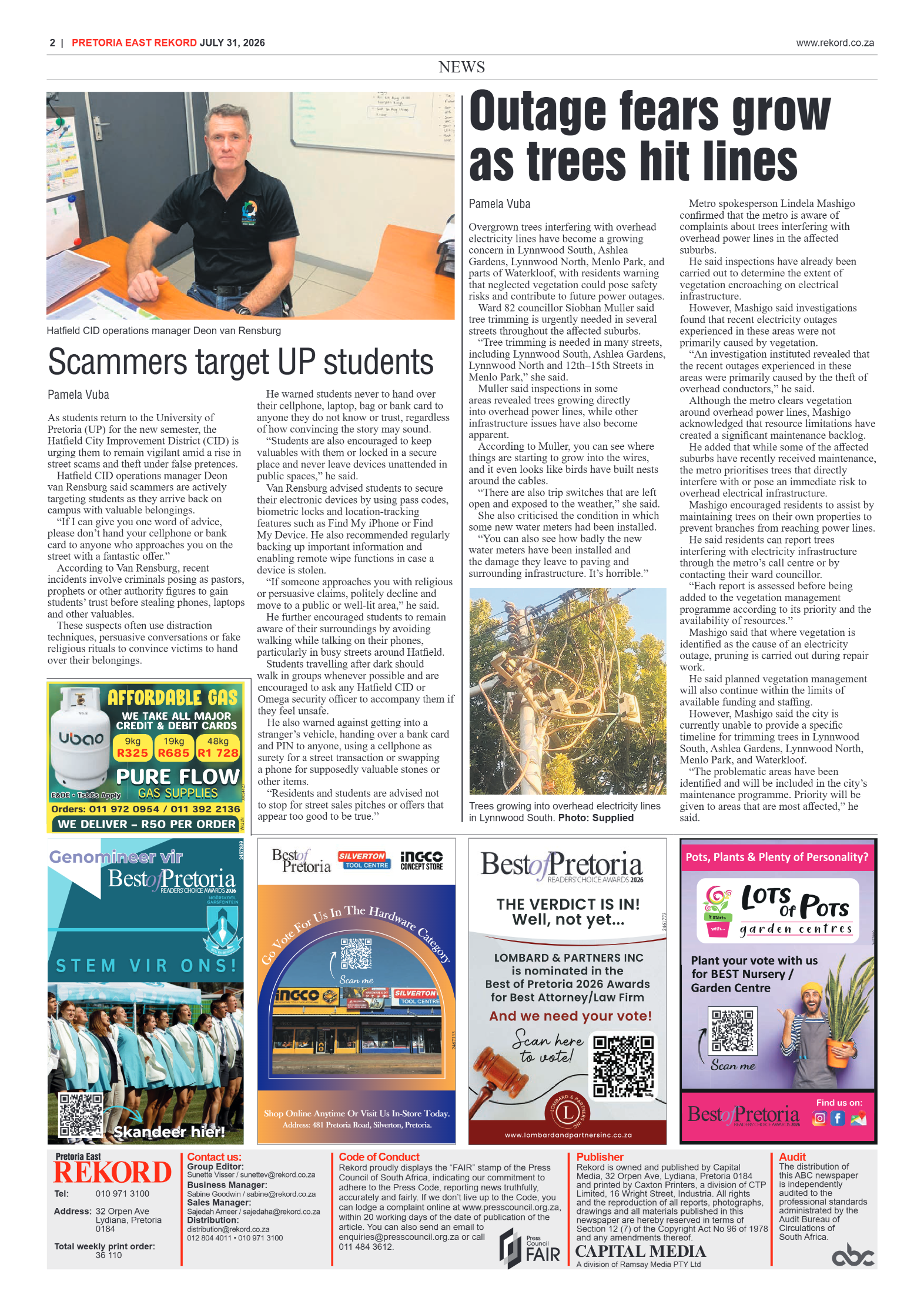Rekord East 31 July 2026 page 4
