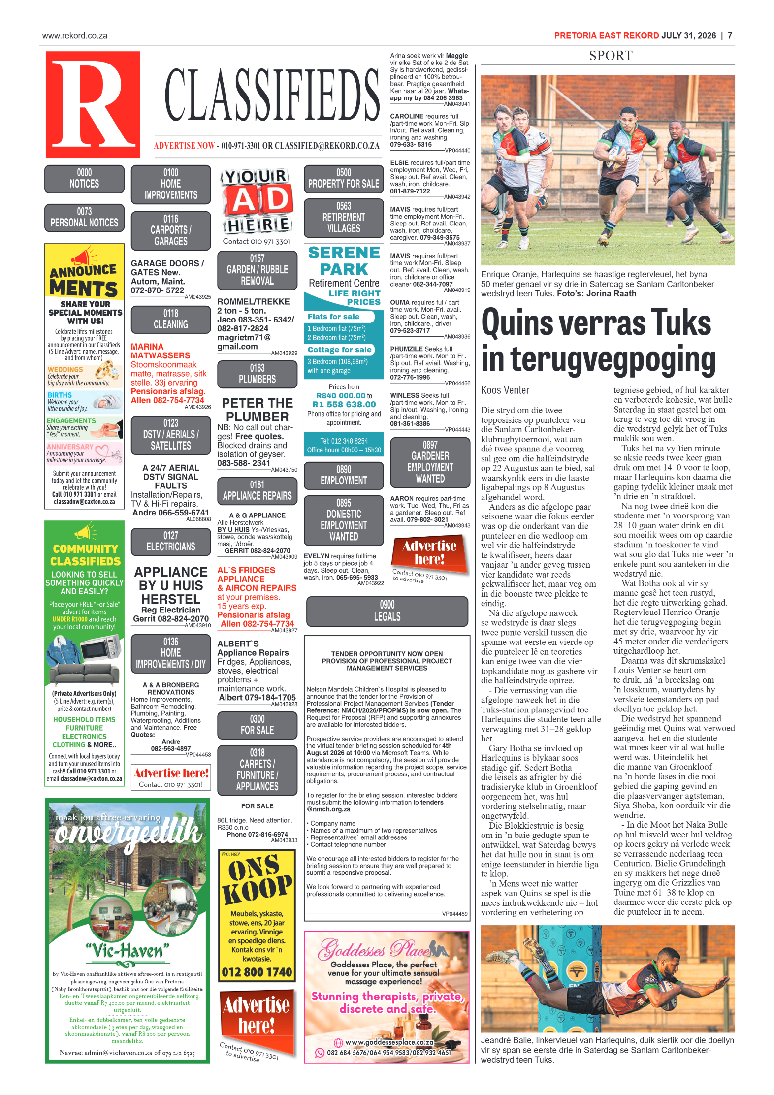 Rekord East 31 July 2026 page 9