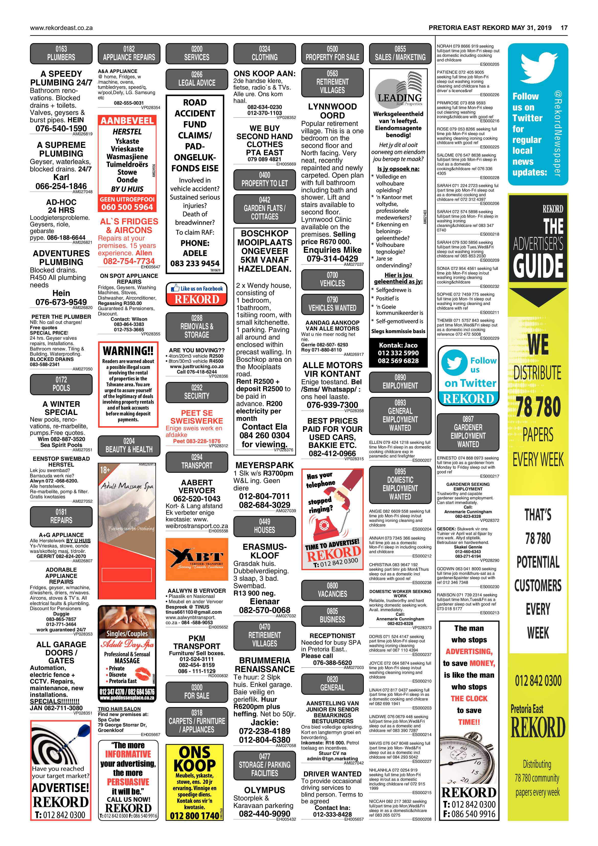 Rekord East 31 May 2019 page 17