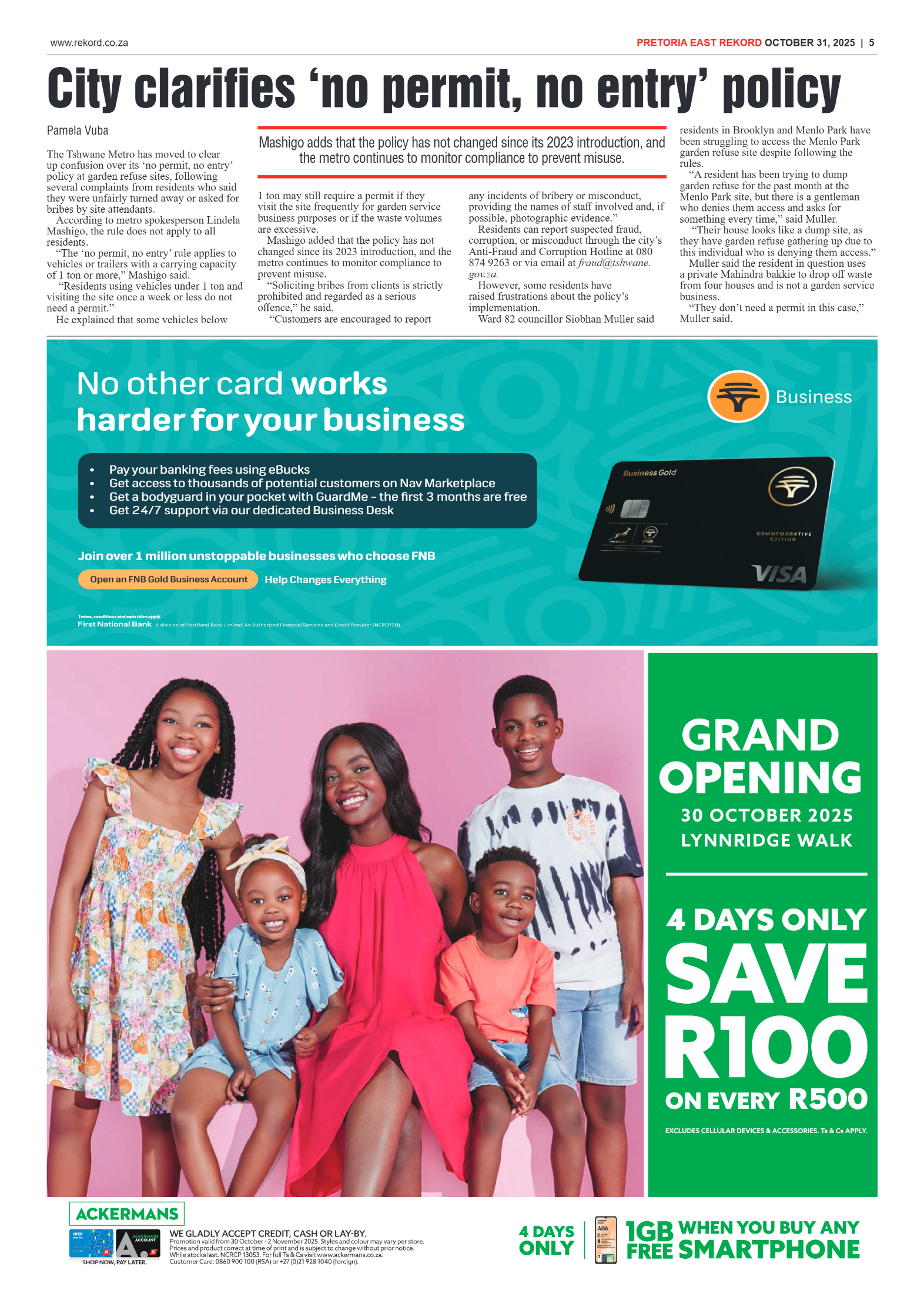 Rekord East 31 October 2025 page 7