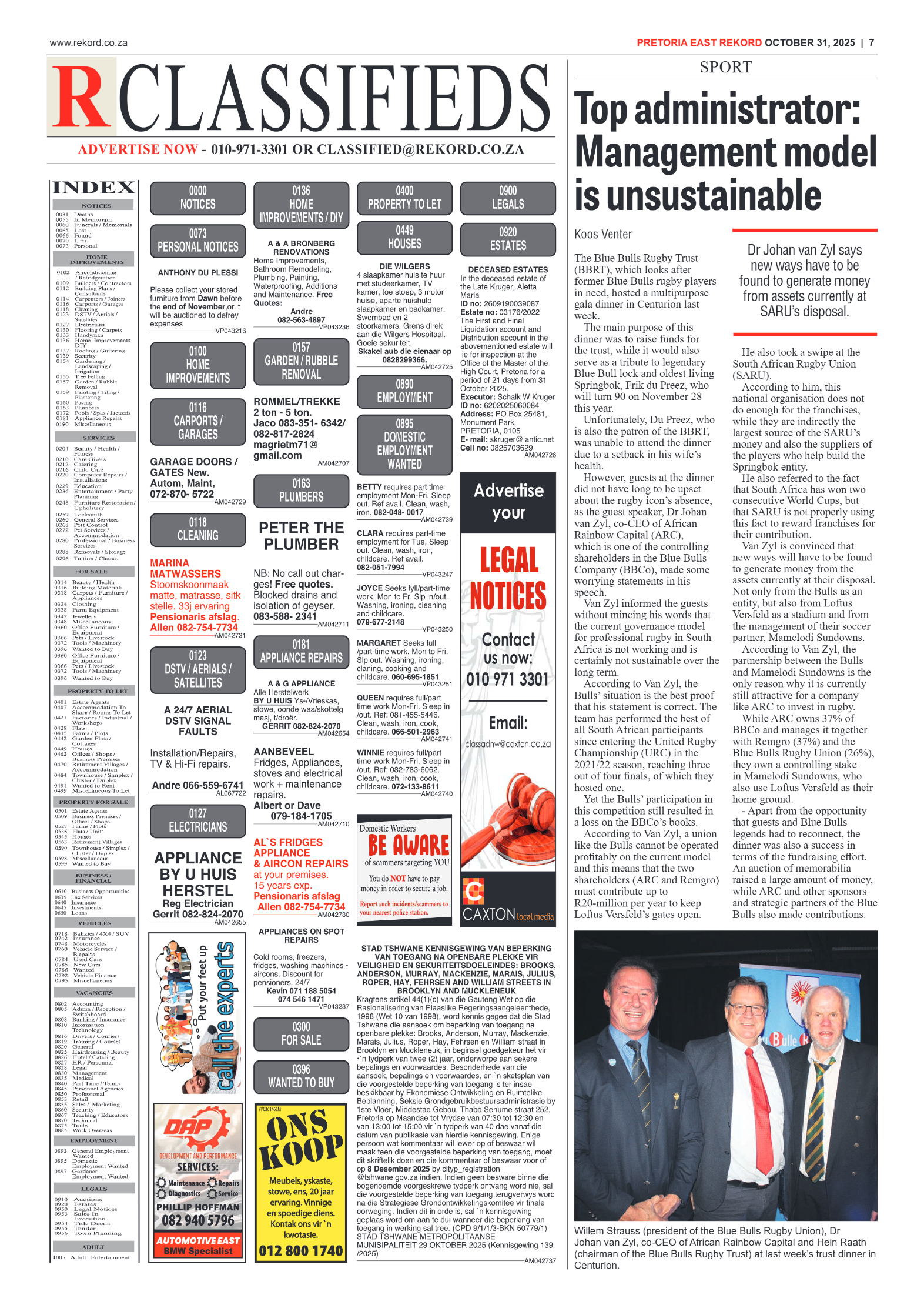 Rekord East 31 October 2025 page 9