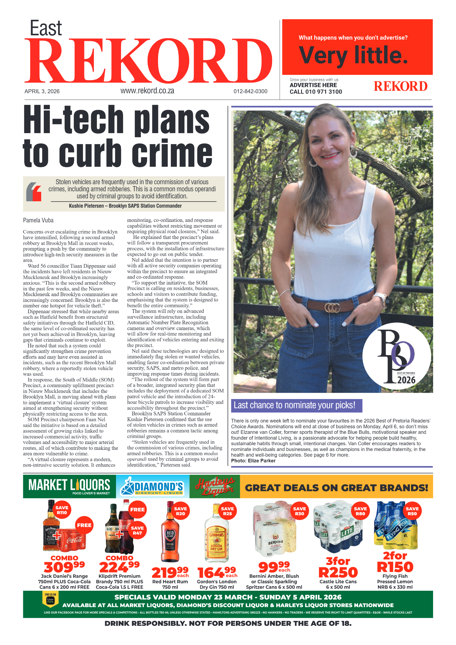 Rekord East 3 April 2026 page 1