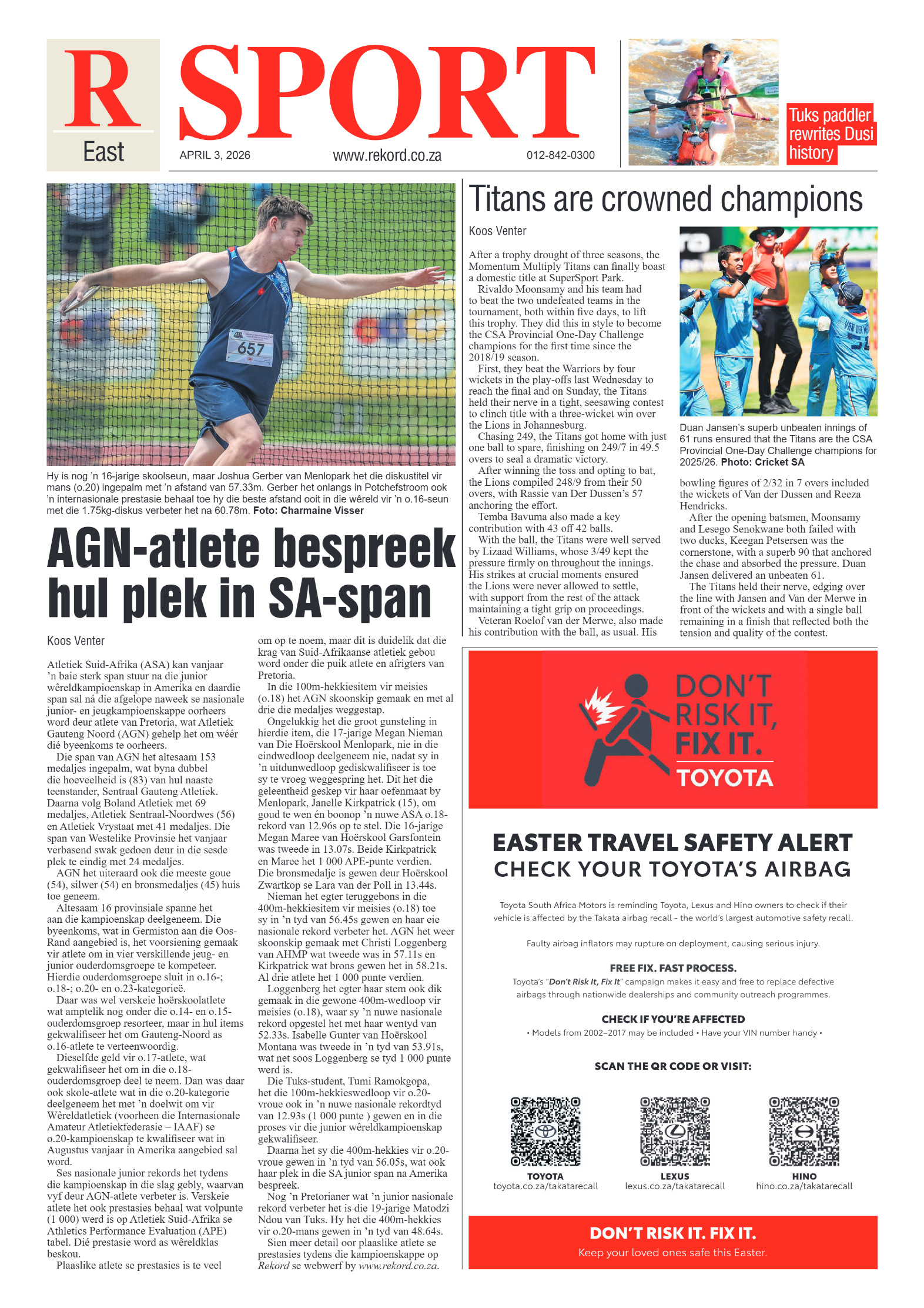 Rekord East 3 April 2026 page 8