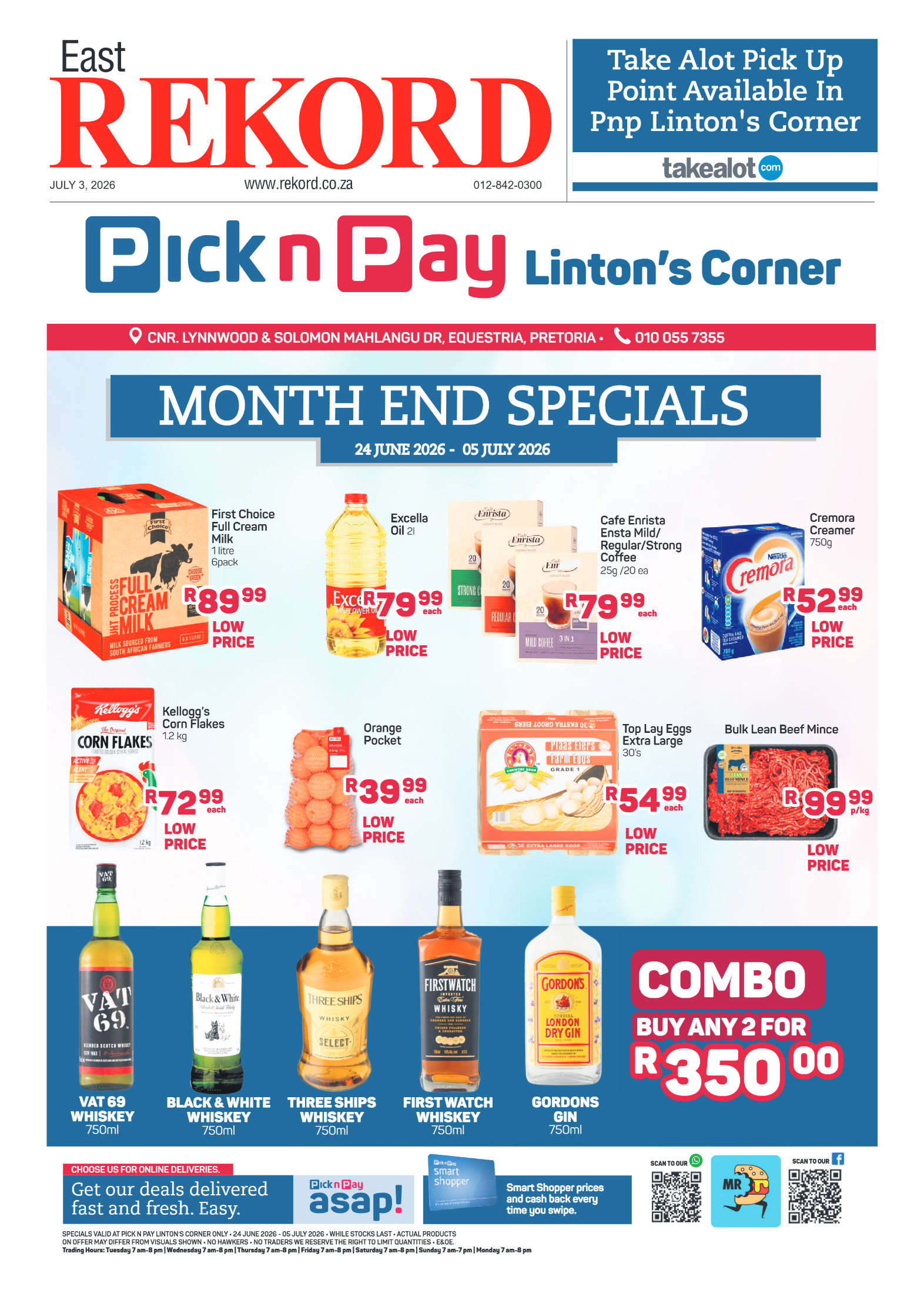 Rekord East 3 July 2026 page 1