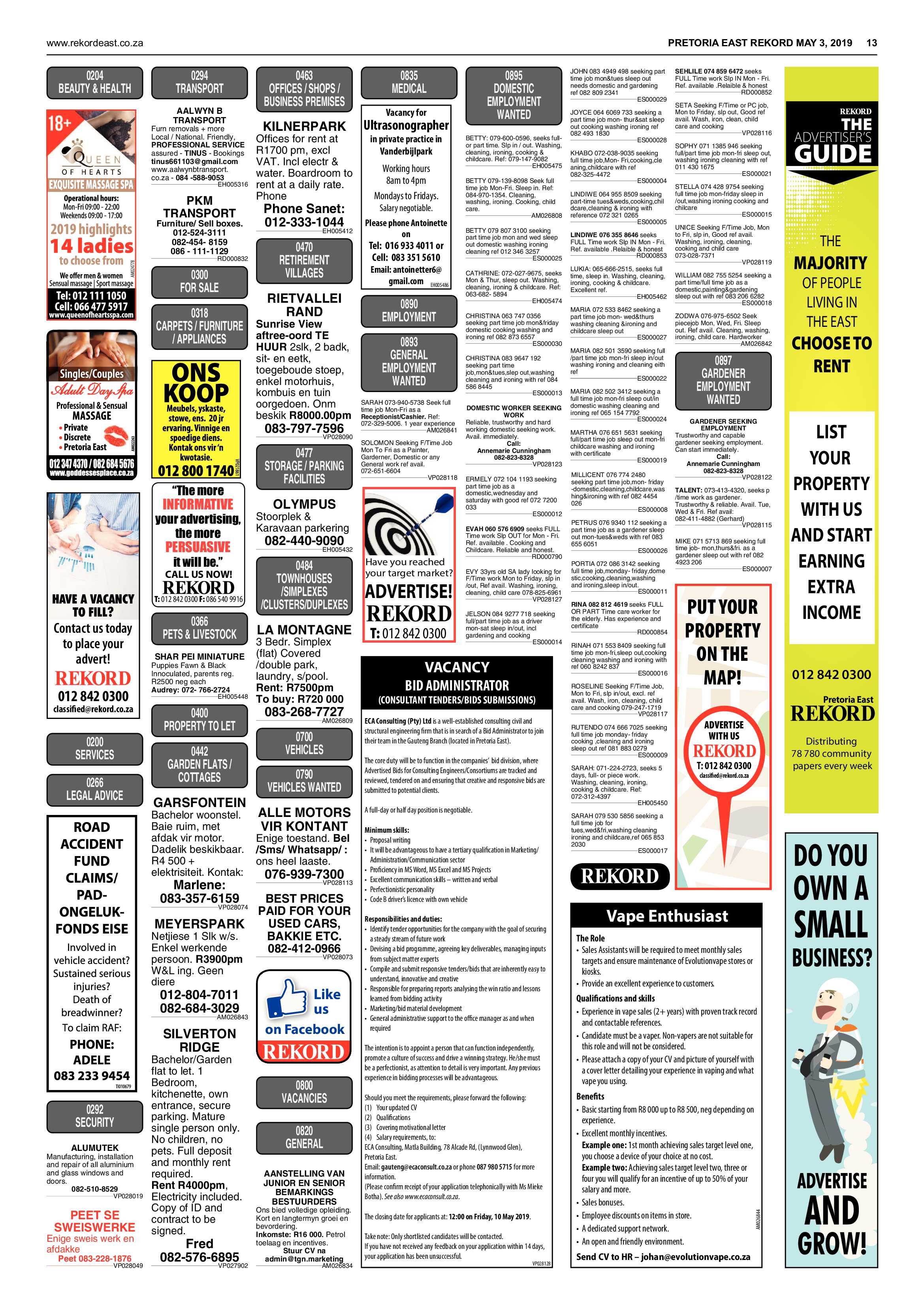 Rekord East 3 May 2019 page 13
