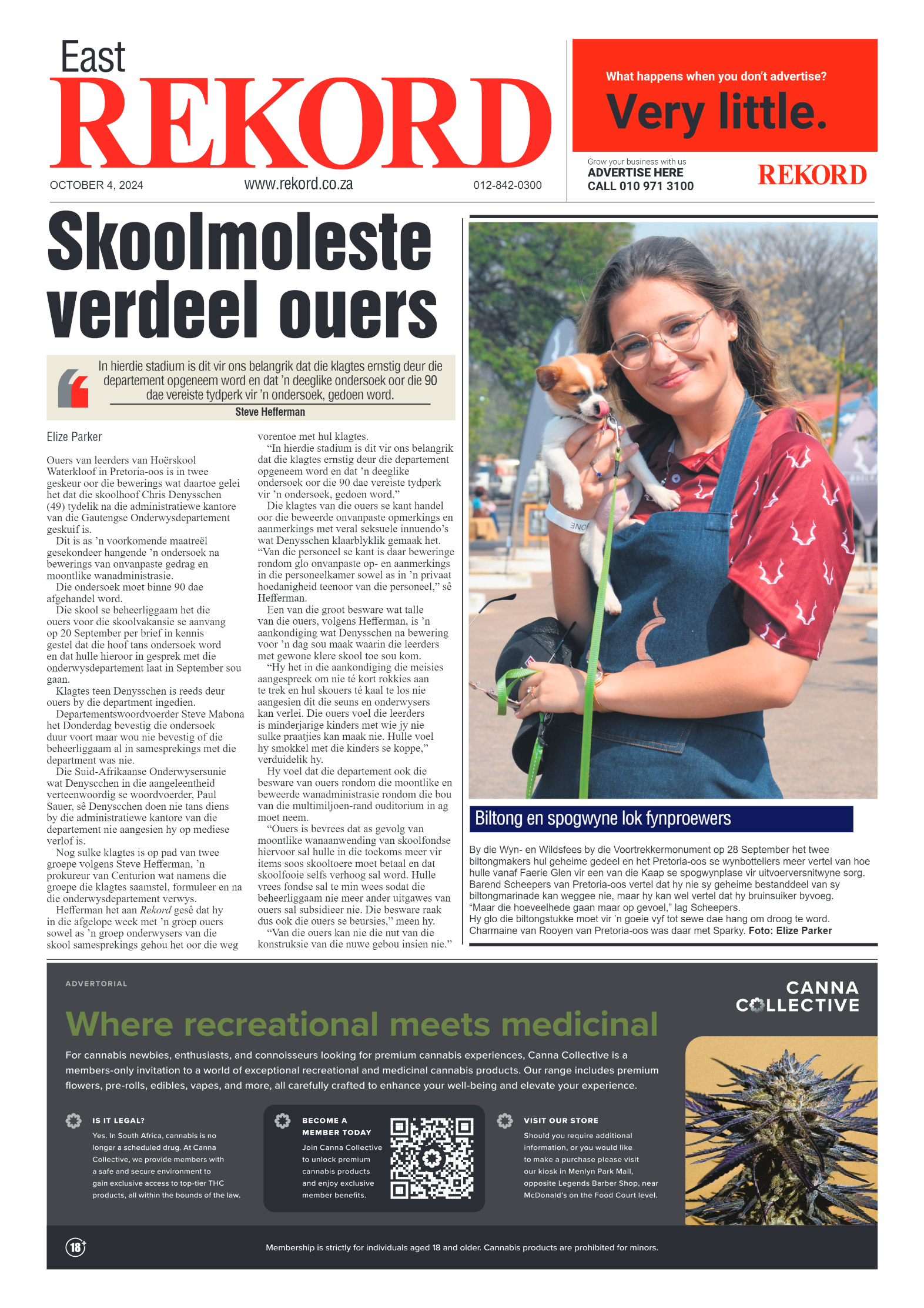 Rekord East 4 October 2024 page 1