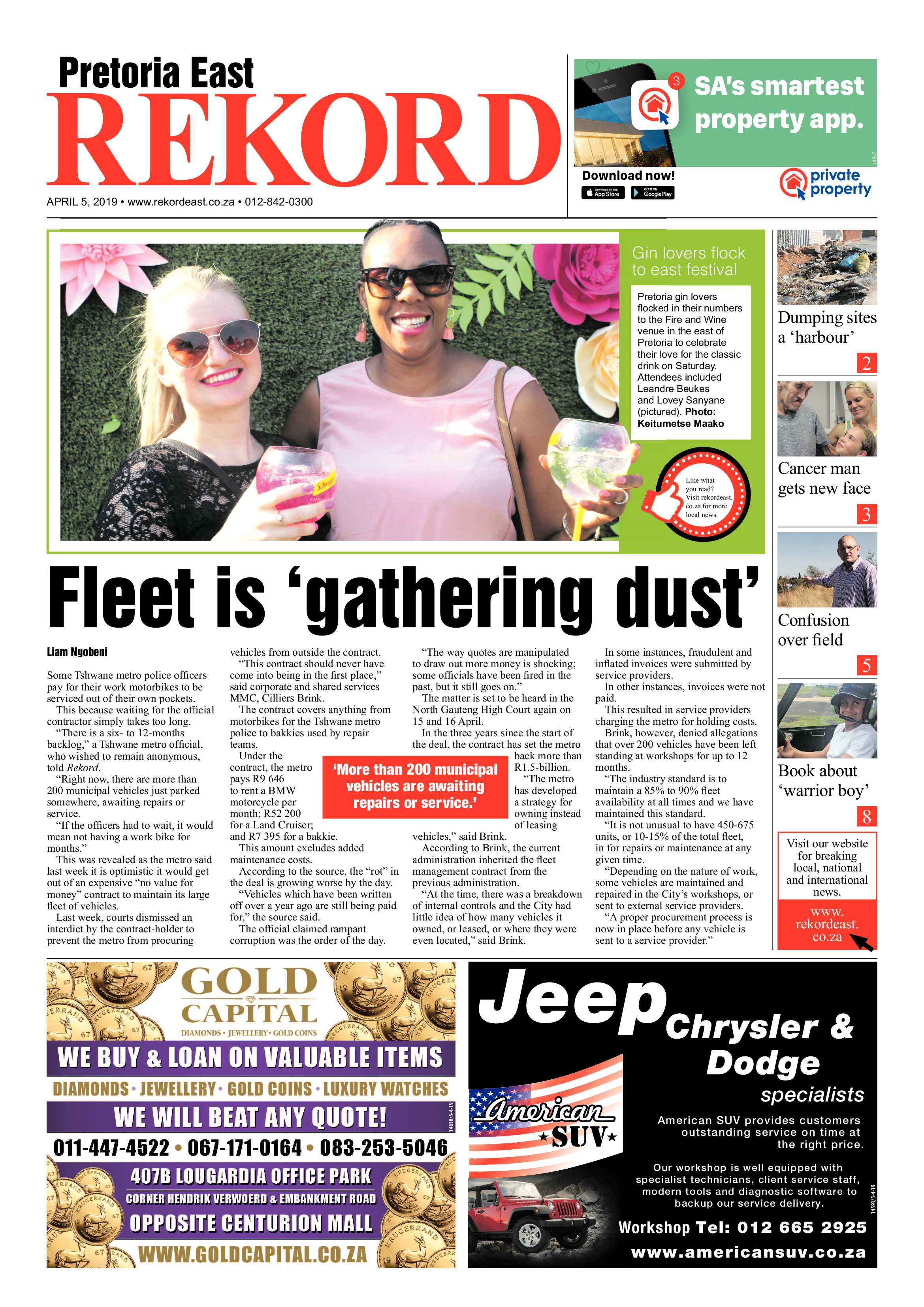Rekord East 5 April 2019 page 1