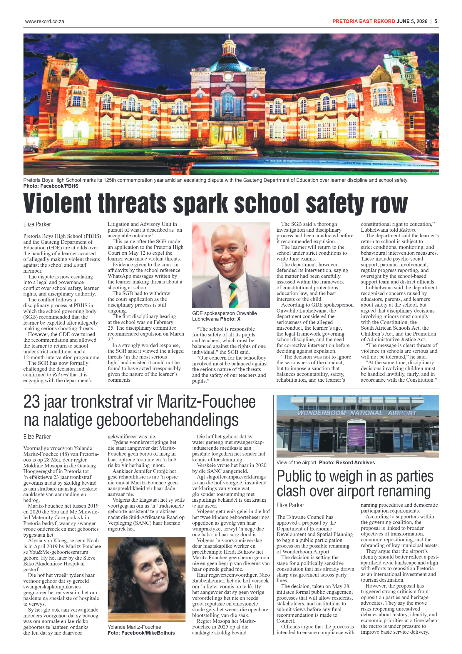 Rekord East 5 June 2026 page 5