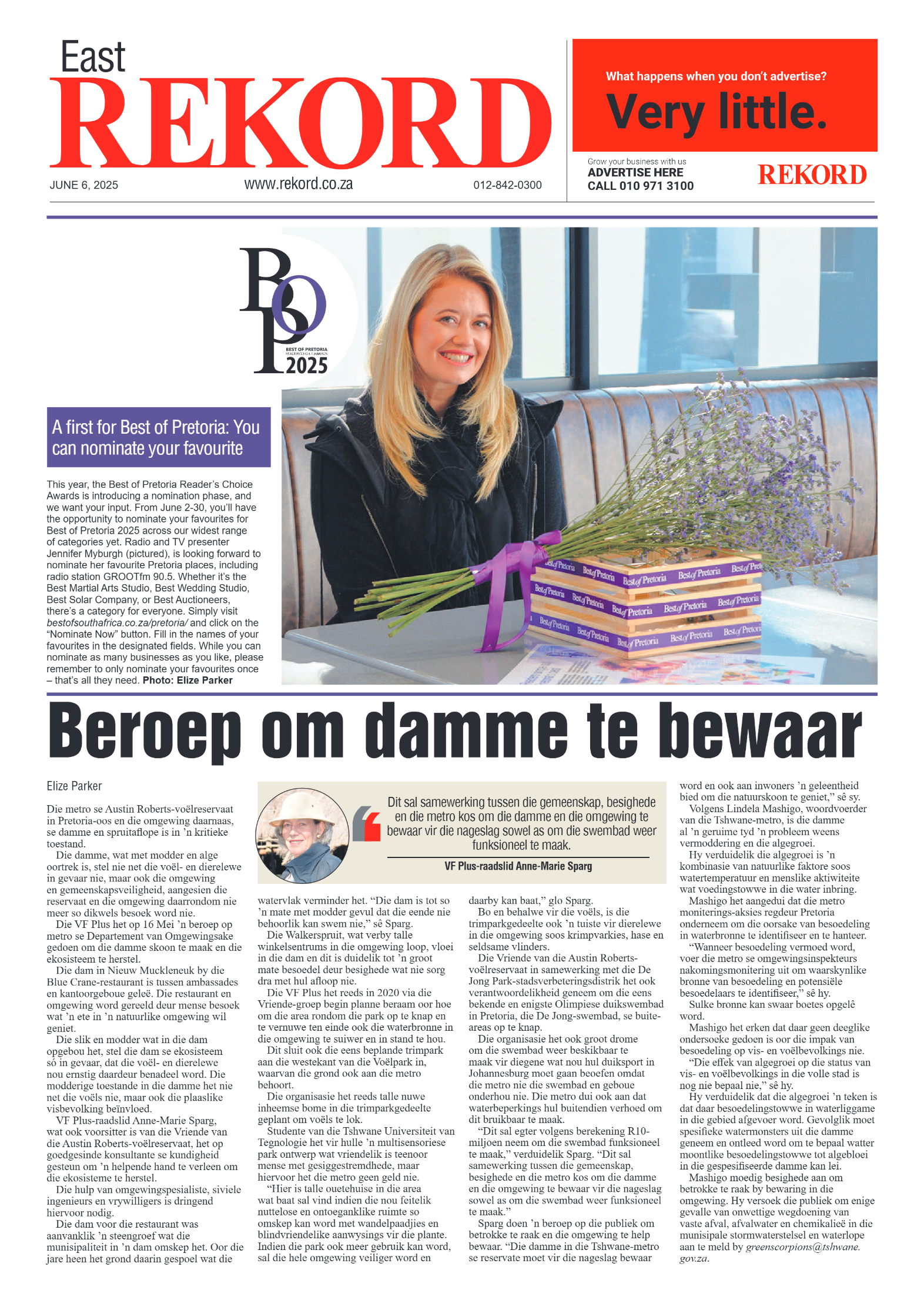 Rekord East 6 June 2025 page 1