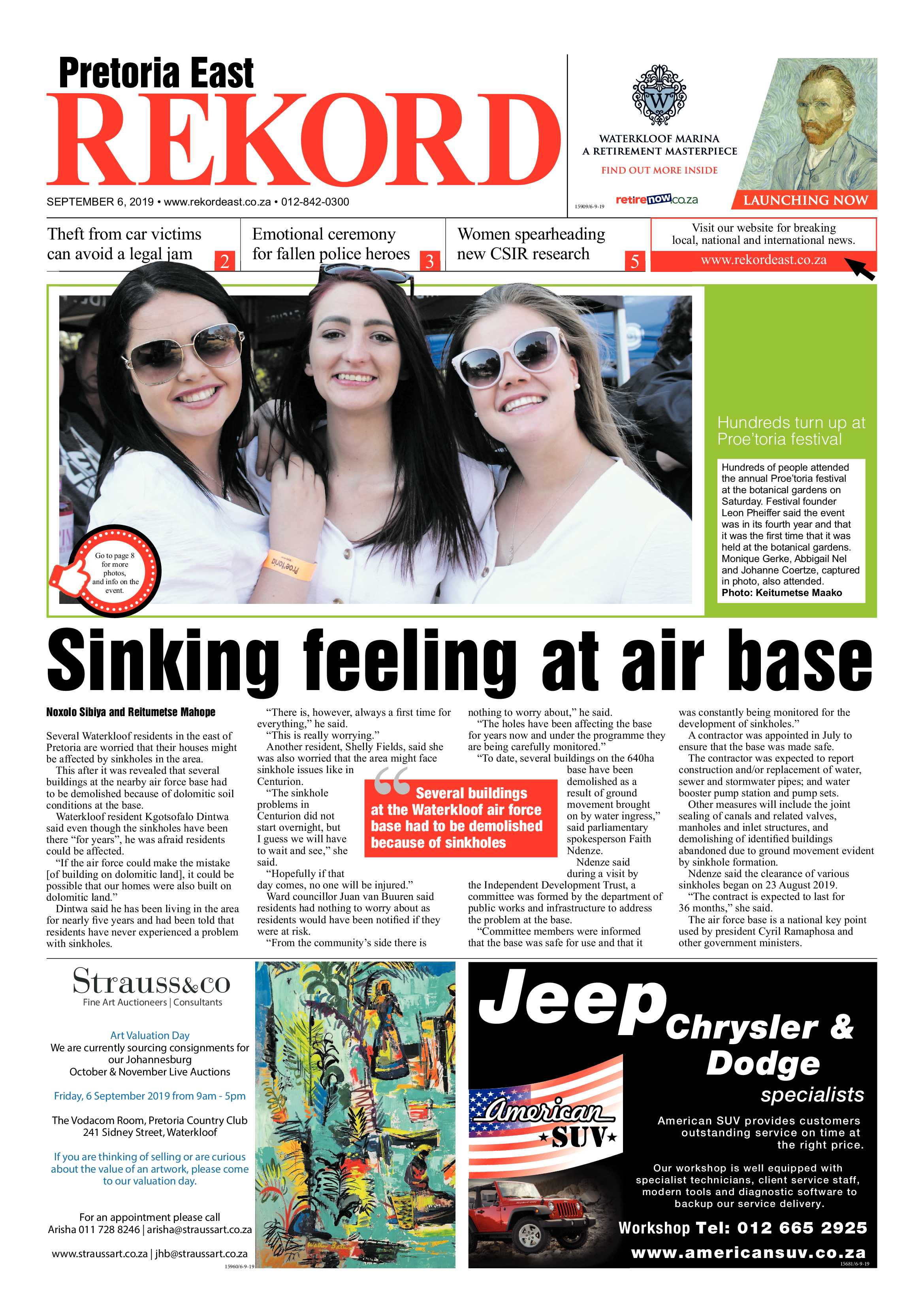 Rekord East 6 September 2019 page 1