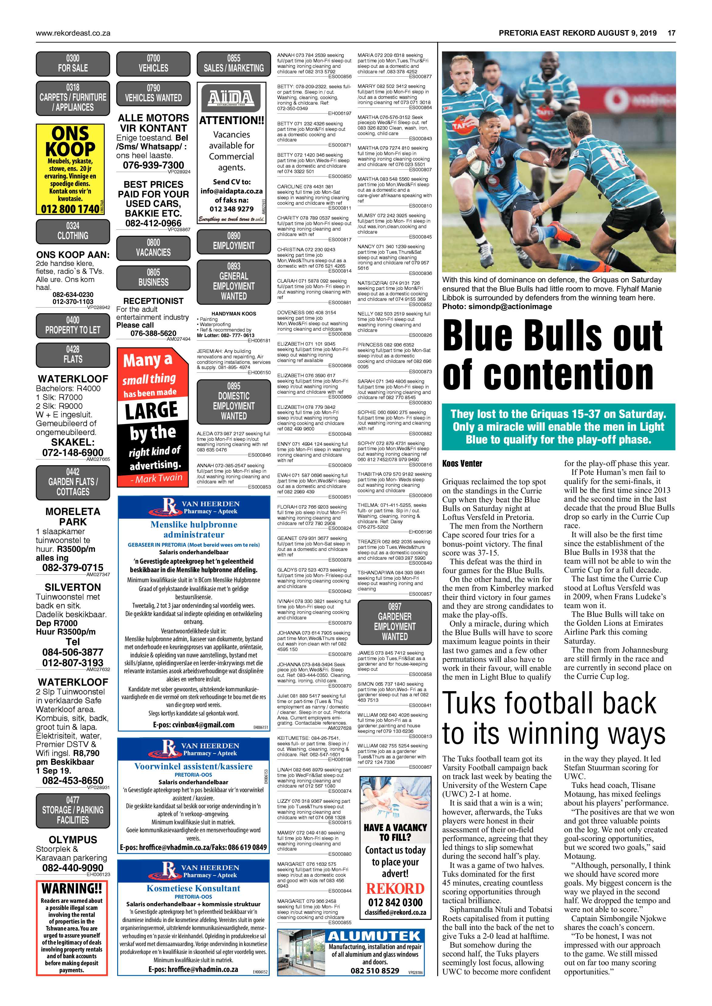 Rekord East 9 August 2019 page 17