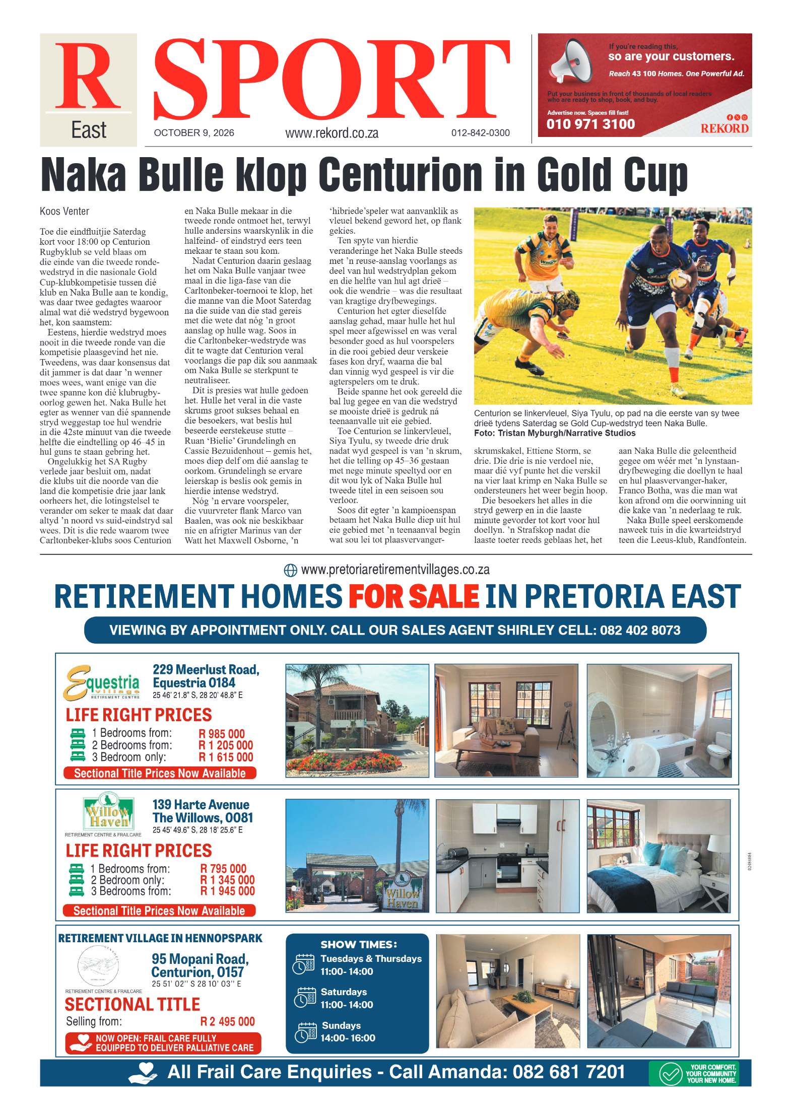 Rekord East – 9 October 2026 page 10