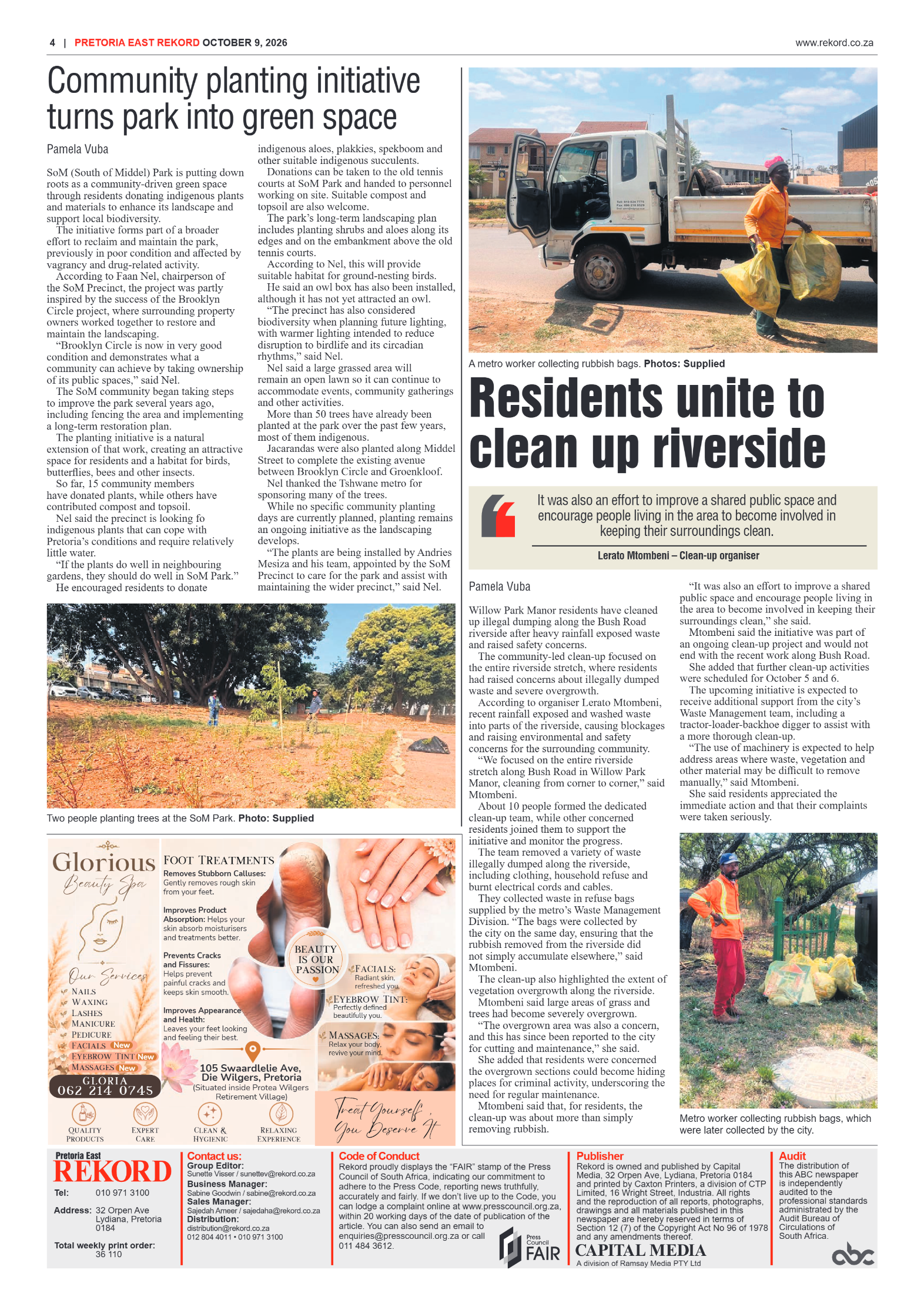 Rekord East – 9 October 2026 page 6