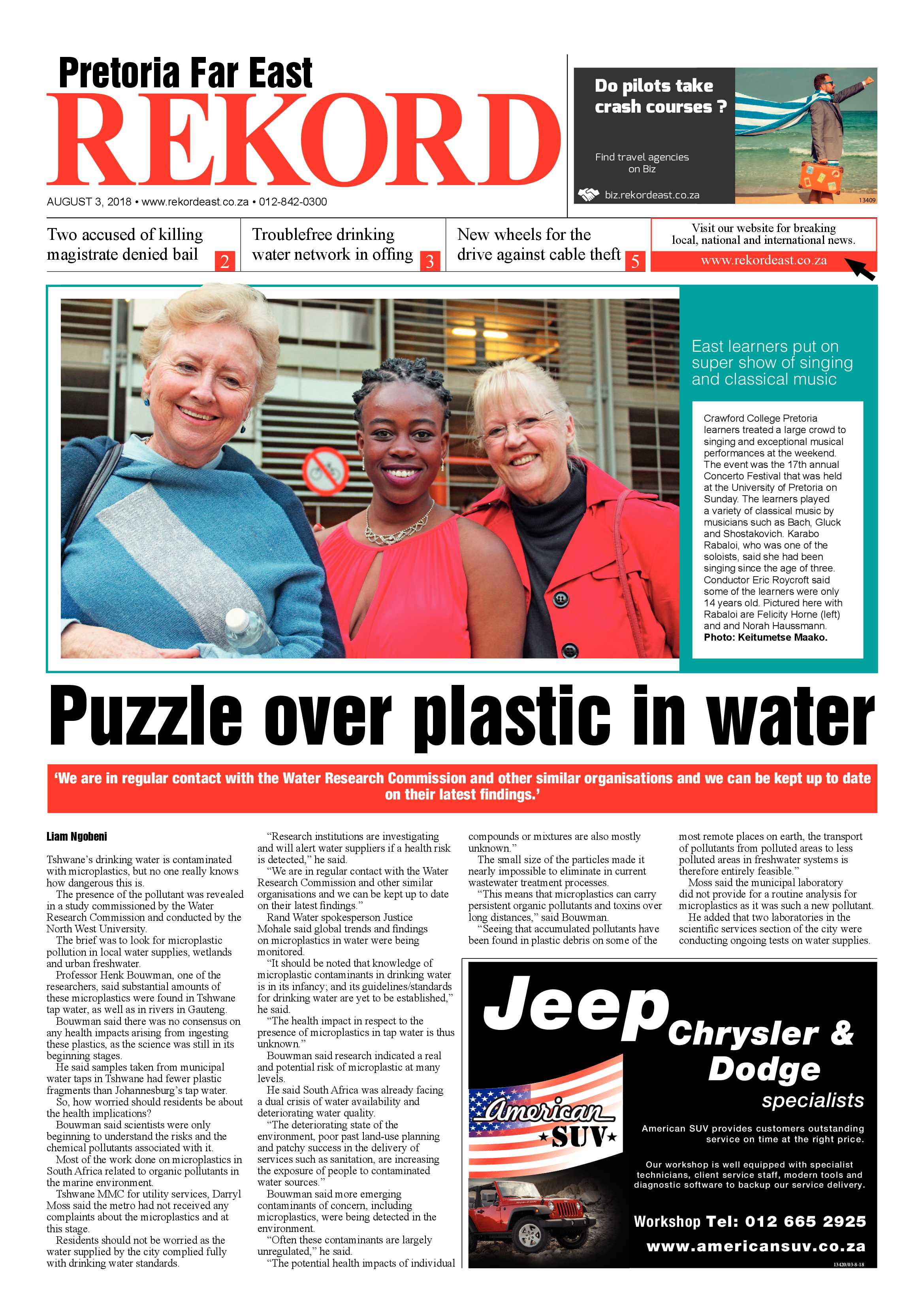 Rekord Far East 03 August 2018 page 1