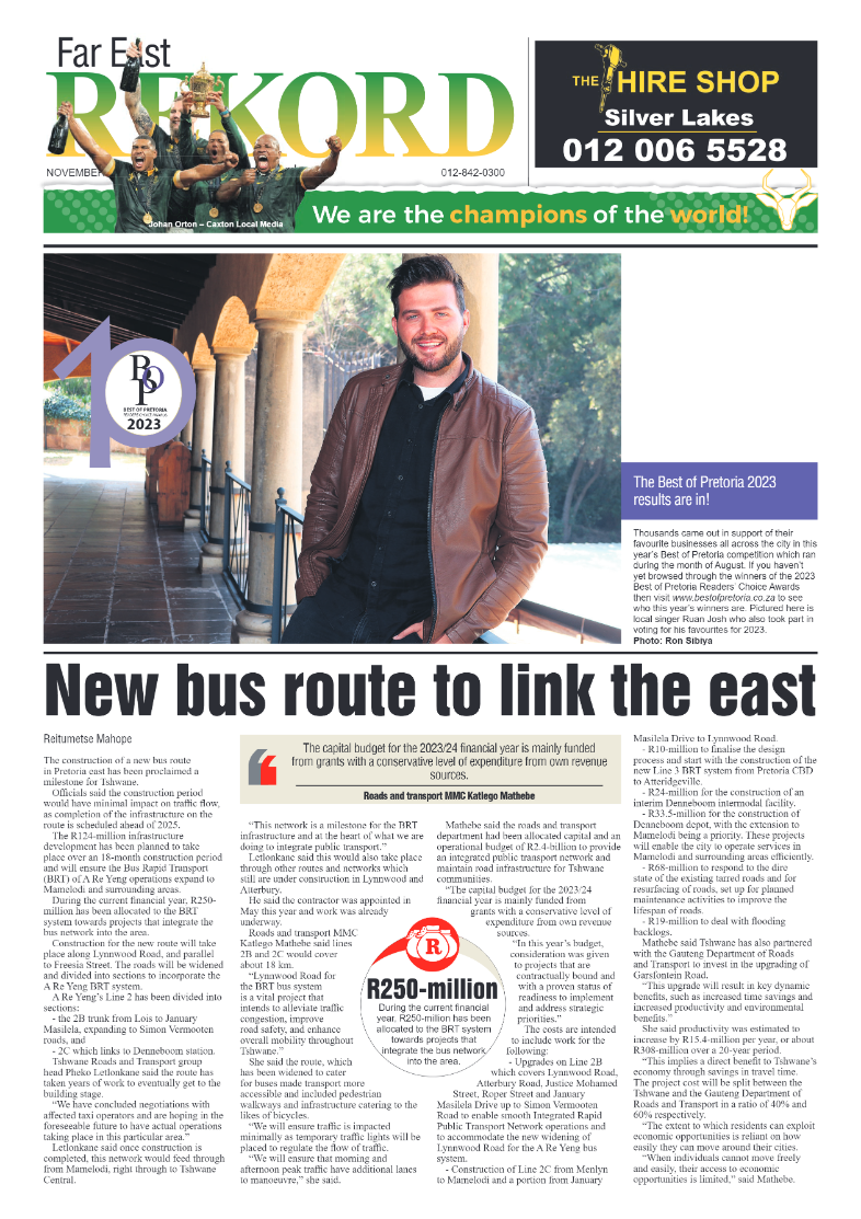 Rekord Far East 03 November 2023 page 1