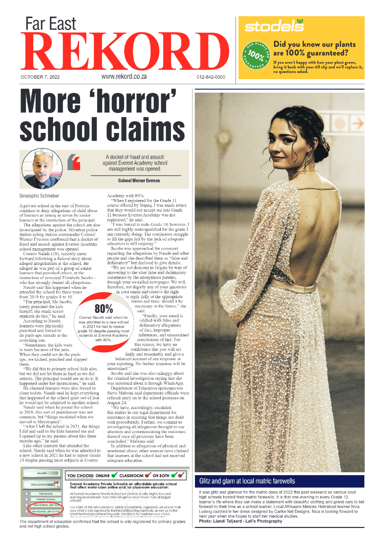 Rekord Far East 07 October 2022 page 1