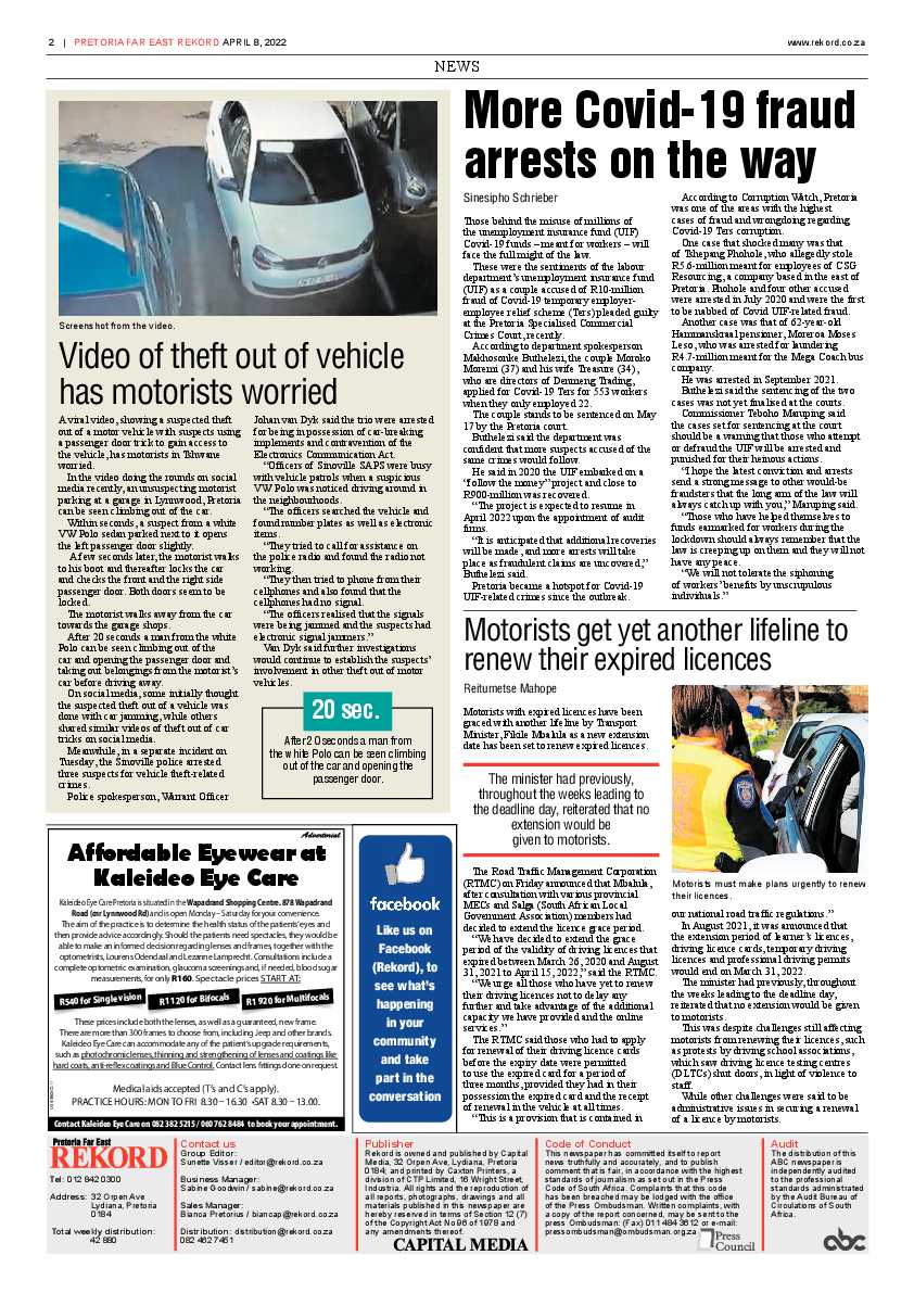 Rekord Far East 08 April 2022 page 2