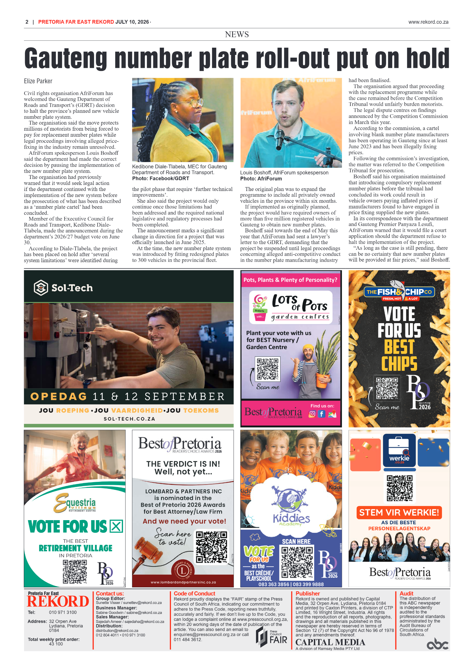 Rekord Far East 10 July 2026 page 2