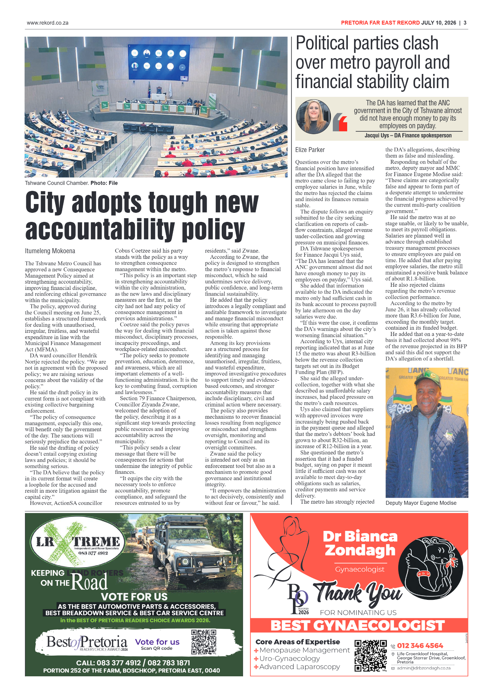 Rekord Far East 10 July 2026 page 3