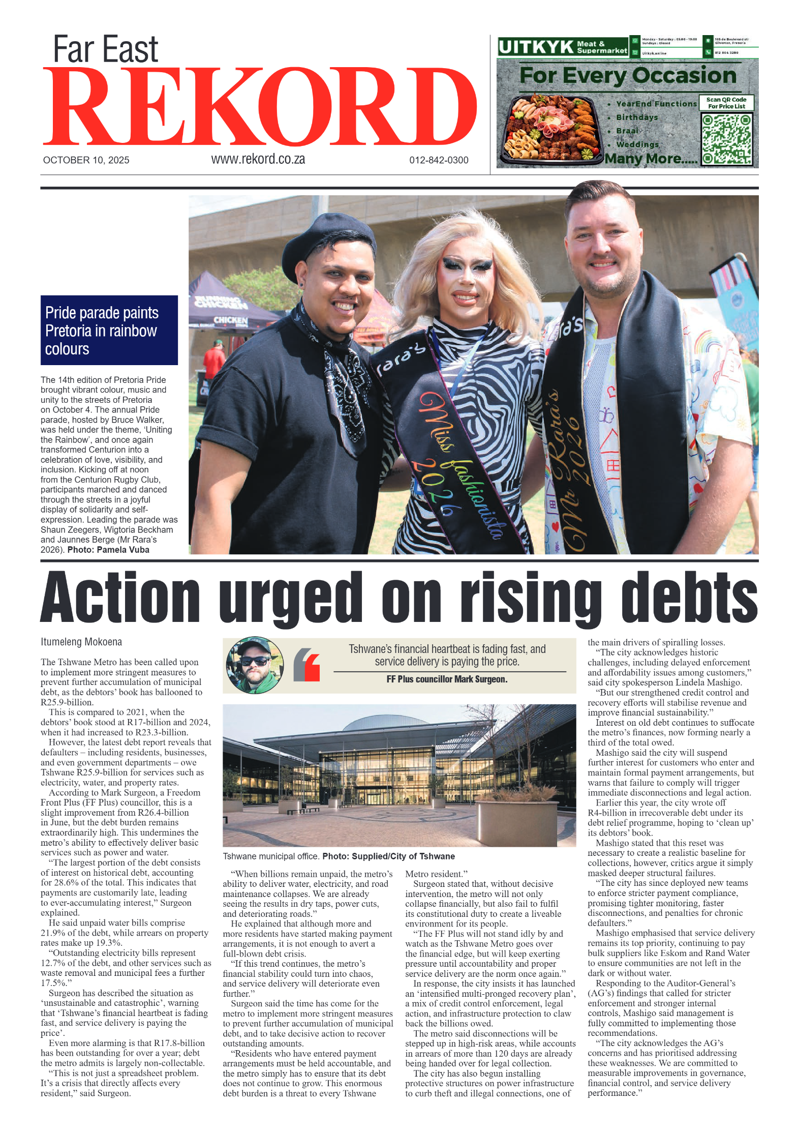 Rekord Far East 10 October 2025 page 1